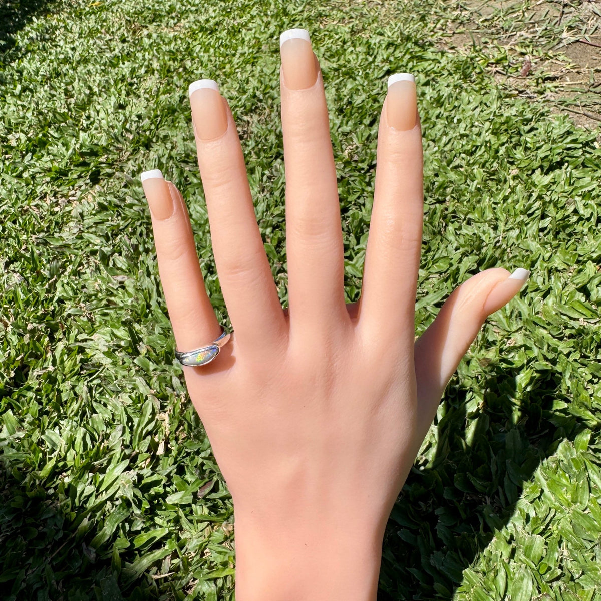 1.2ct Lightning Ridge Opal Ring ~ 'Lucky Bay Rainbow' | 925 Sterling Silver | Solid Australian Opal