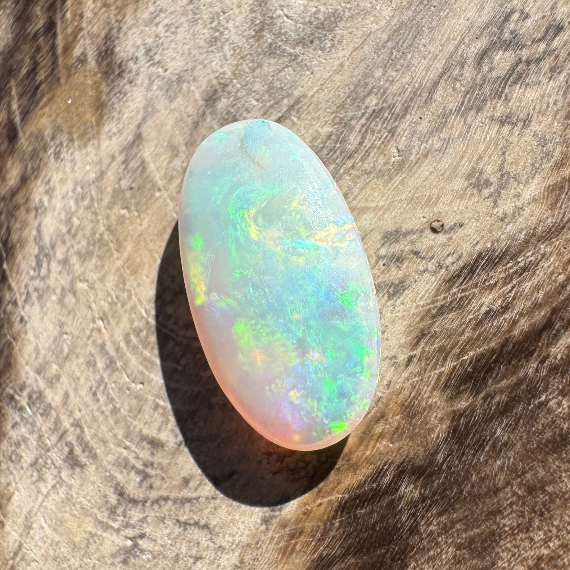 1.2ct Lightning Ridge Oval Opal | Solid Australian Opal | Hand-Cut