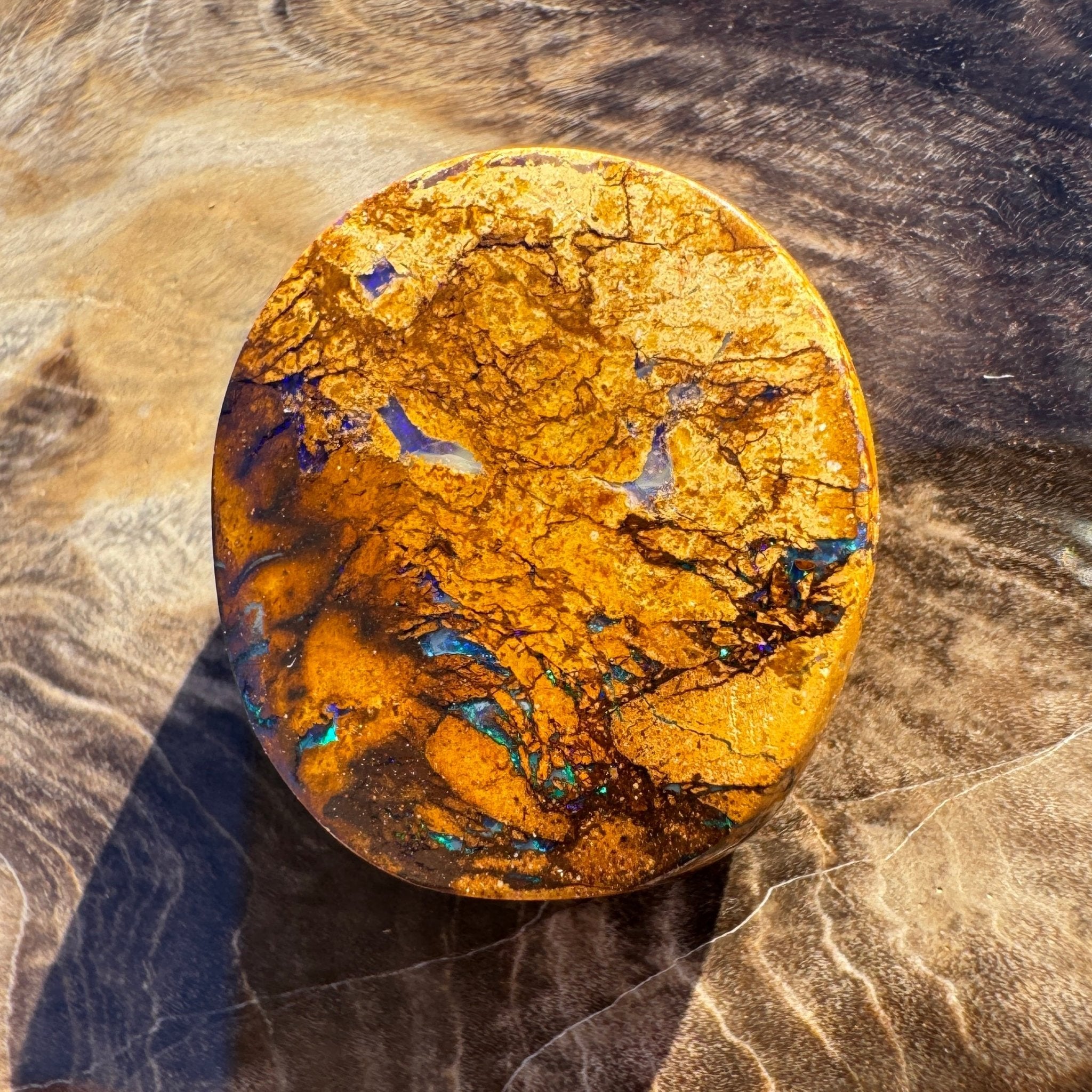 13.9ct Queensland Boulder Opal | Solid Australian Opal | Hand-Cut