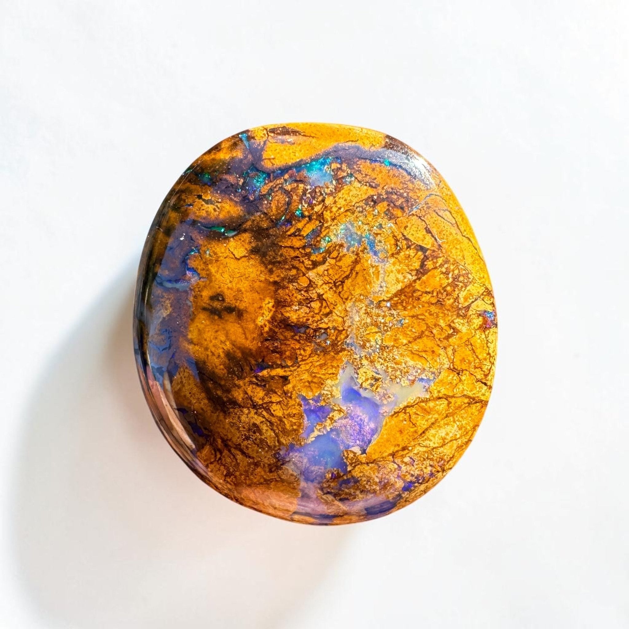 13.9ct Queensland Boulder Opal | Solid Australian Opal | Hand-Cut