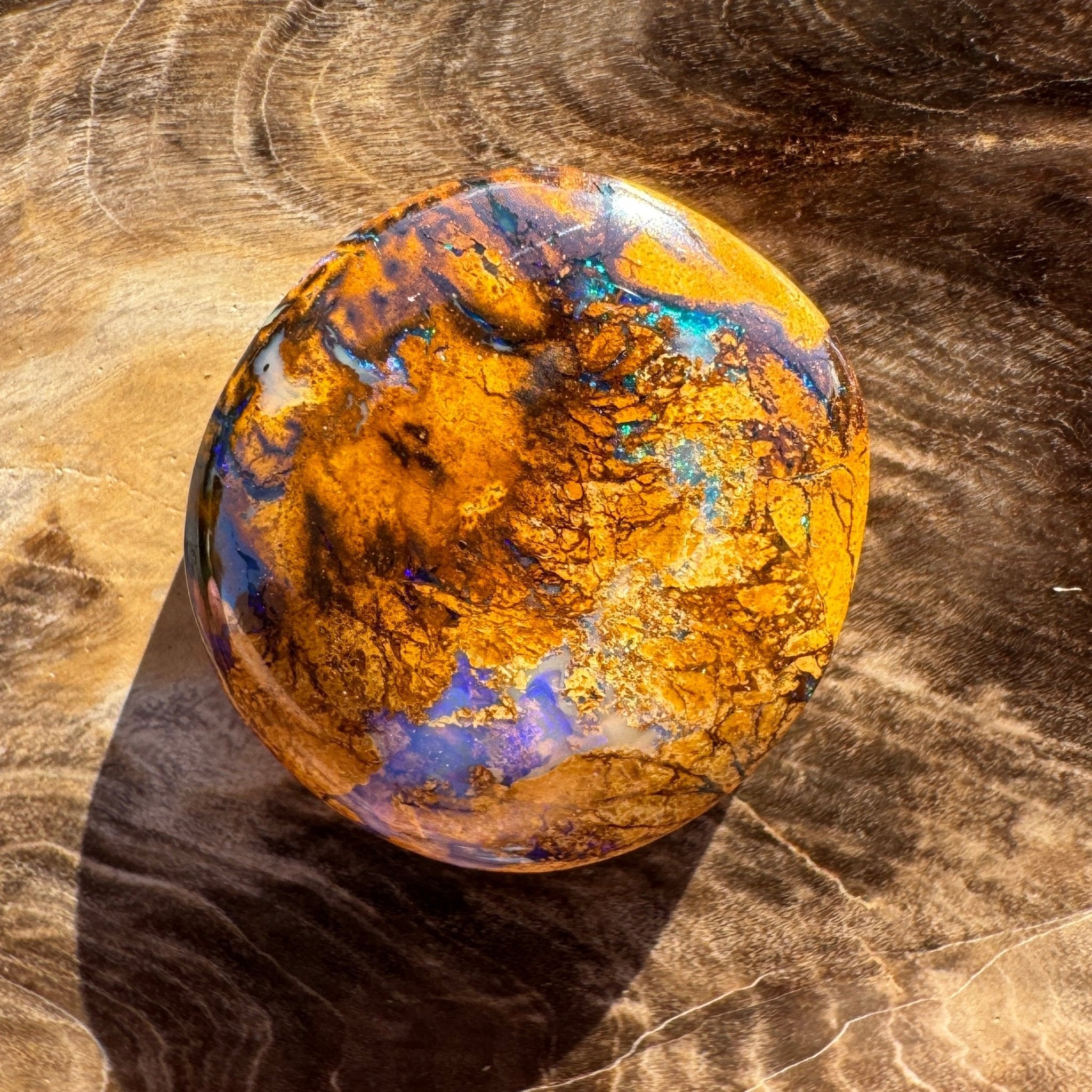 13.9ct Queensland Boulder Opal | Solid Australian Opal | Hand-Cut