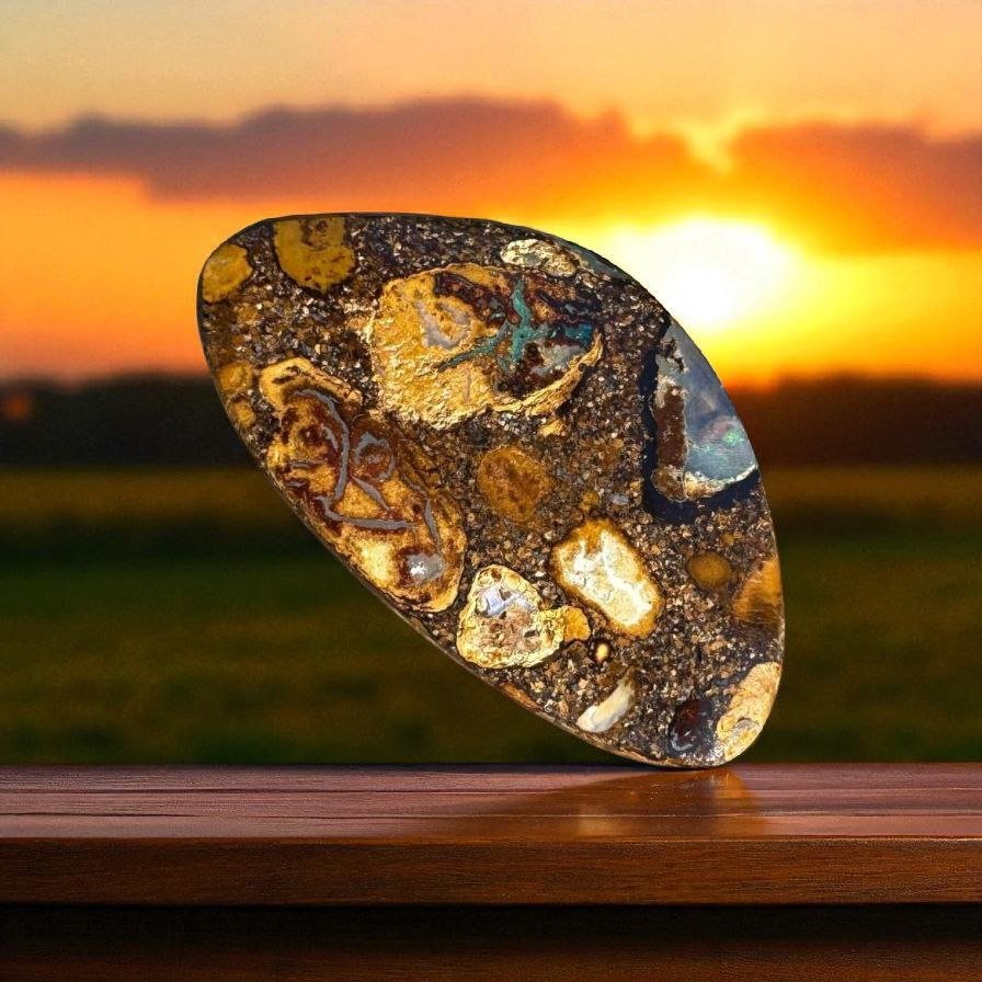 13.9ct Solid Queensland Boulder Opal