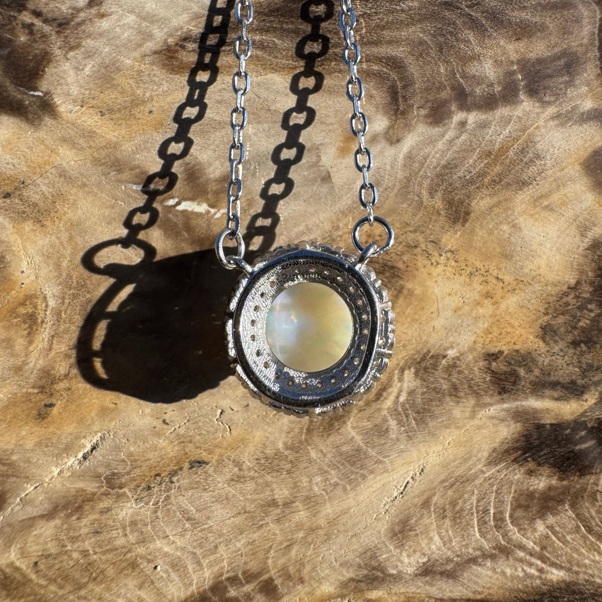 1.3ct Coober Pedy Opal Pendant Necklace ~ 'Yamba Radiance' | 925 Sterling Silver | Solid Australian Opal