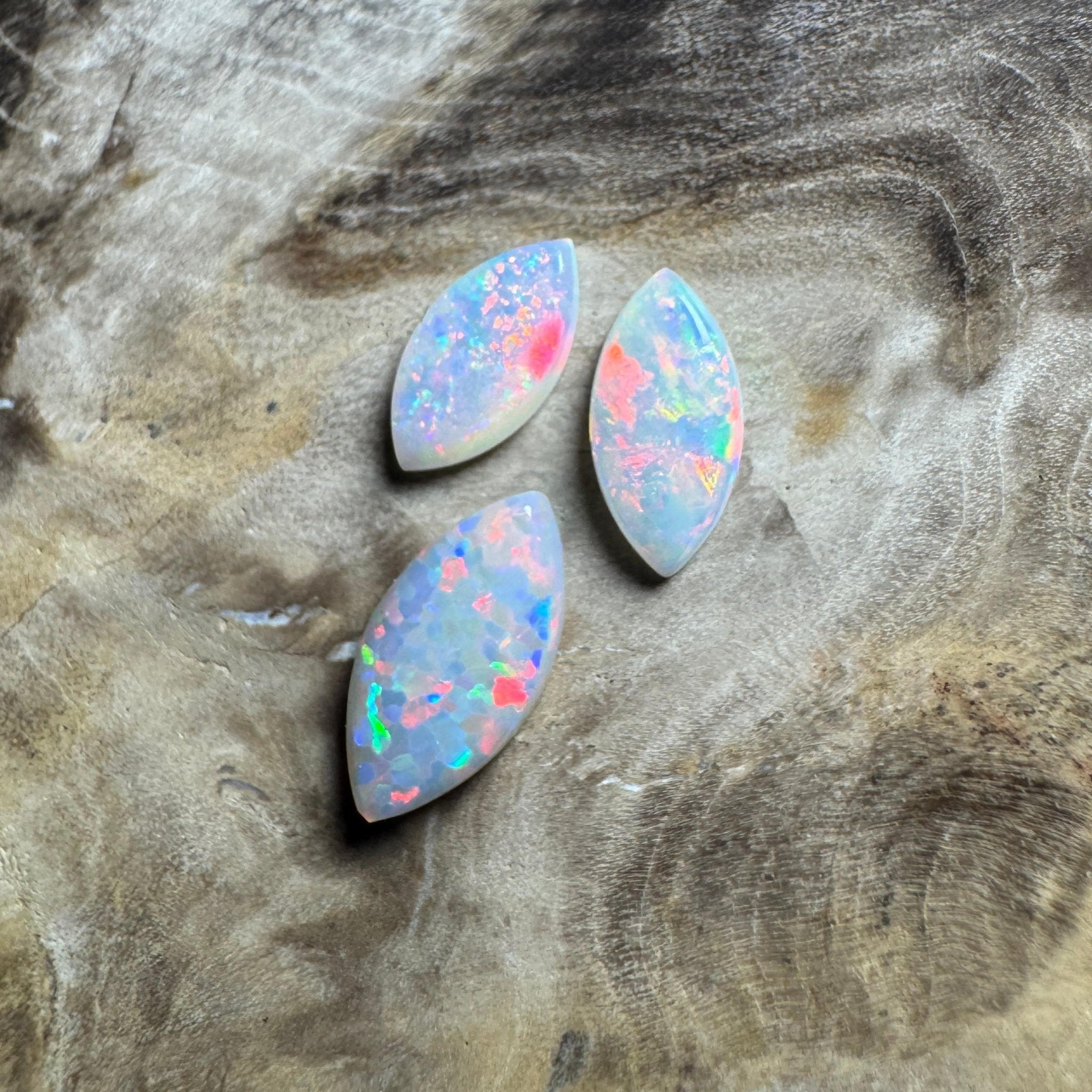 1.3ct Hand - cut Solid Coober Pedy Opal Parcel