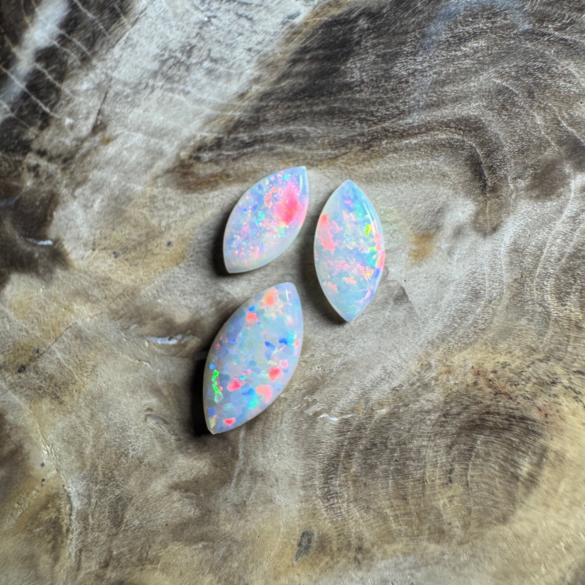 1.3ct Hand - cut Solid Coober Pedy Opal Parcel