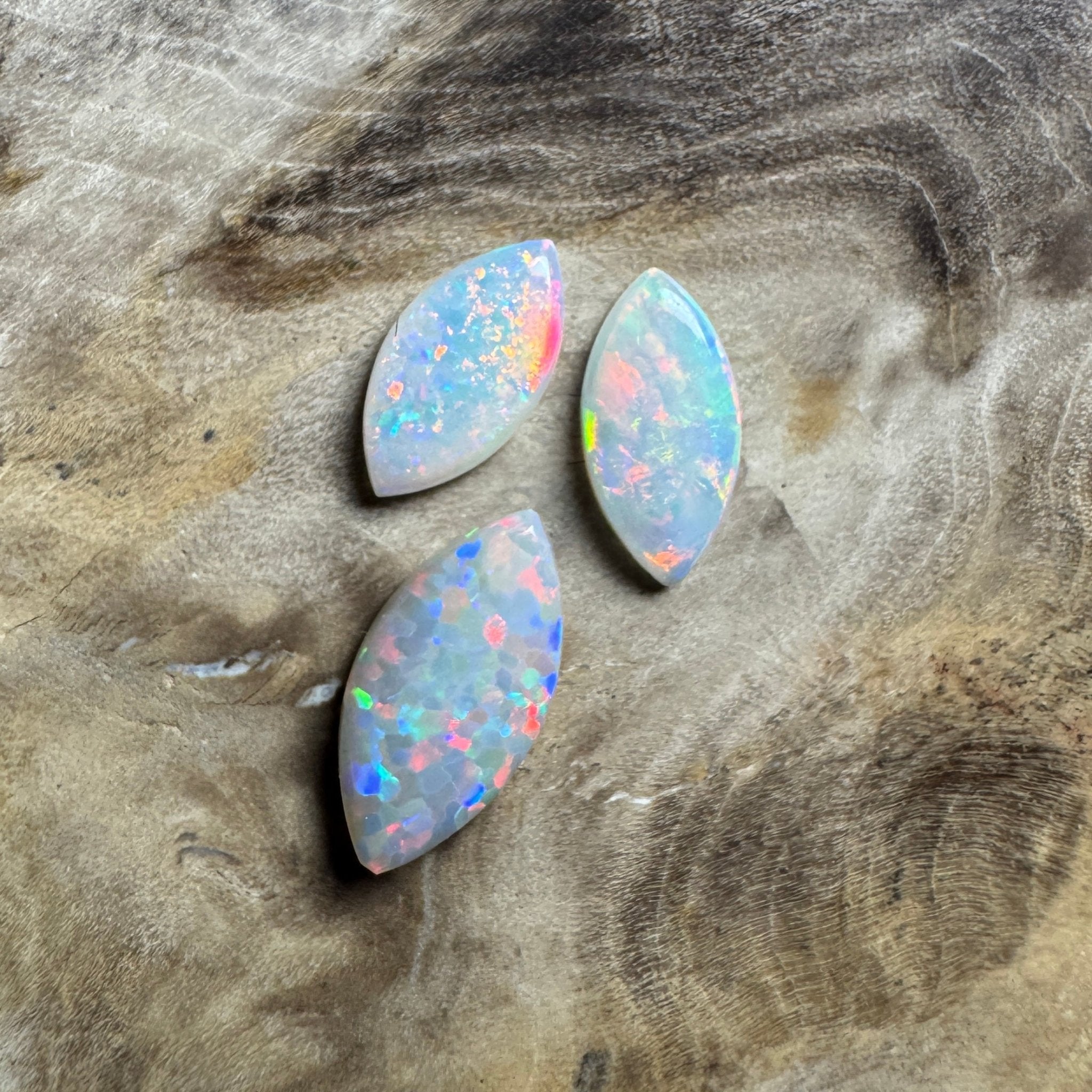 1.3ct Hand - cut Solid Coober Pedy Opal Parcel