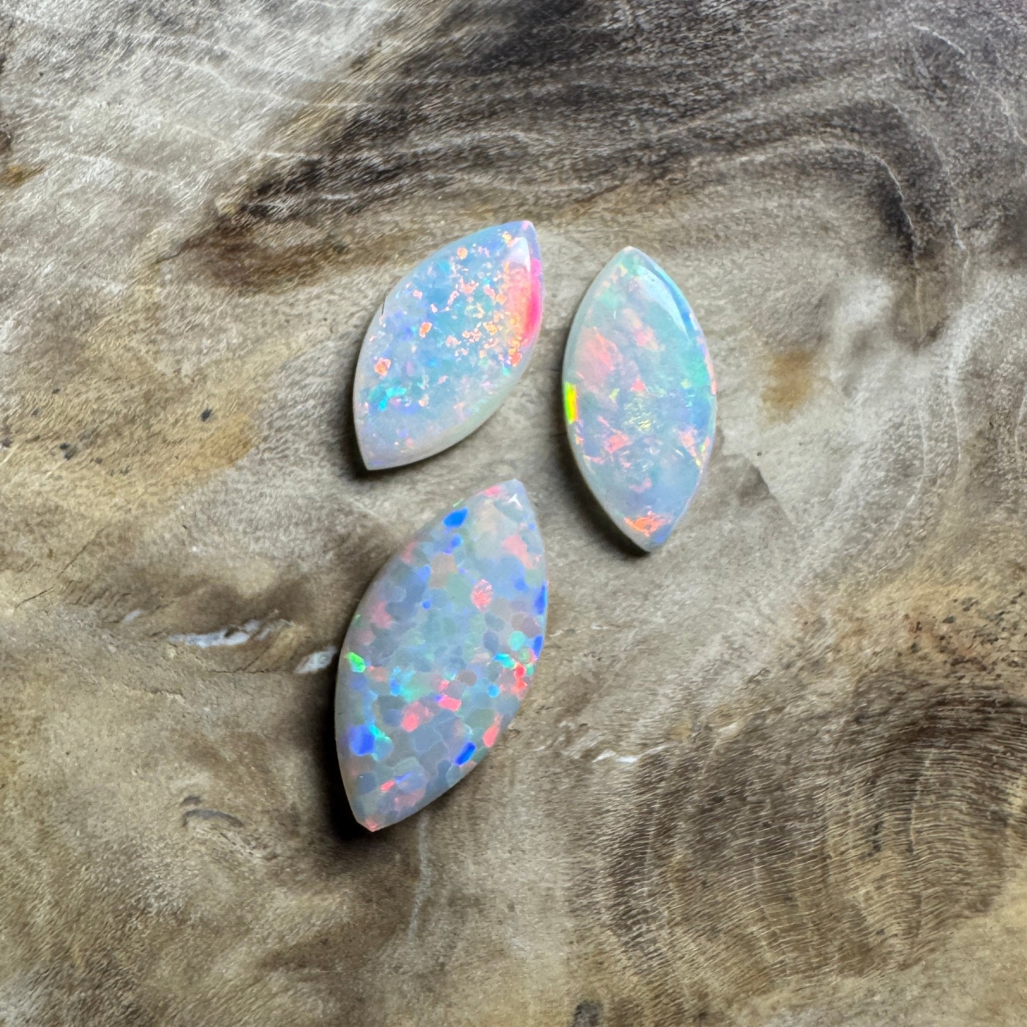 1.3ct Hand - cut Solid Coober Pedy Opal Parcel