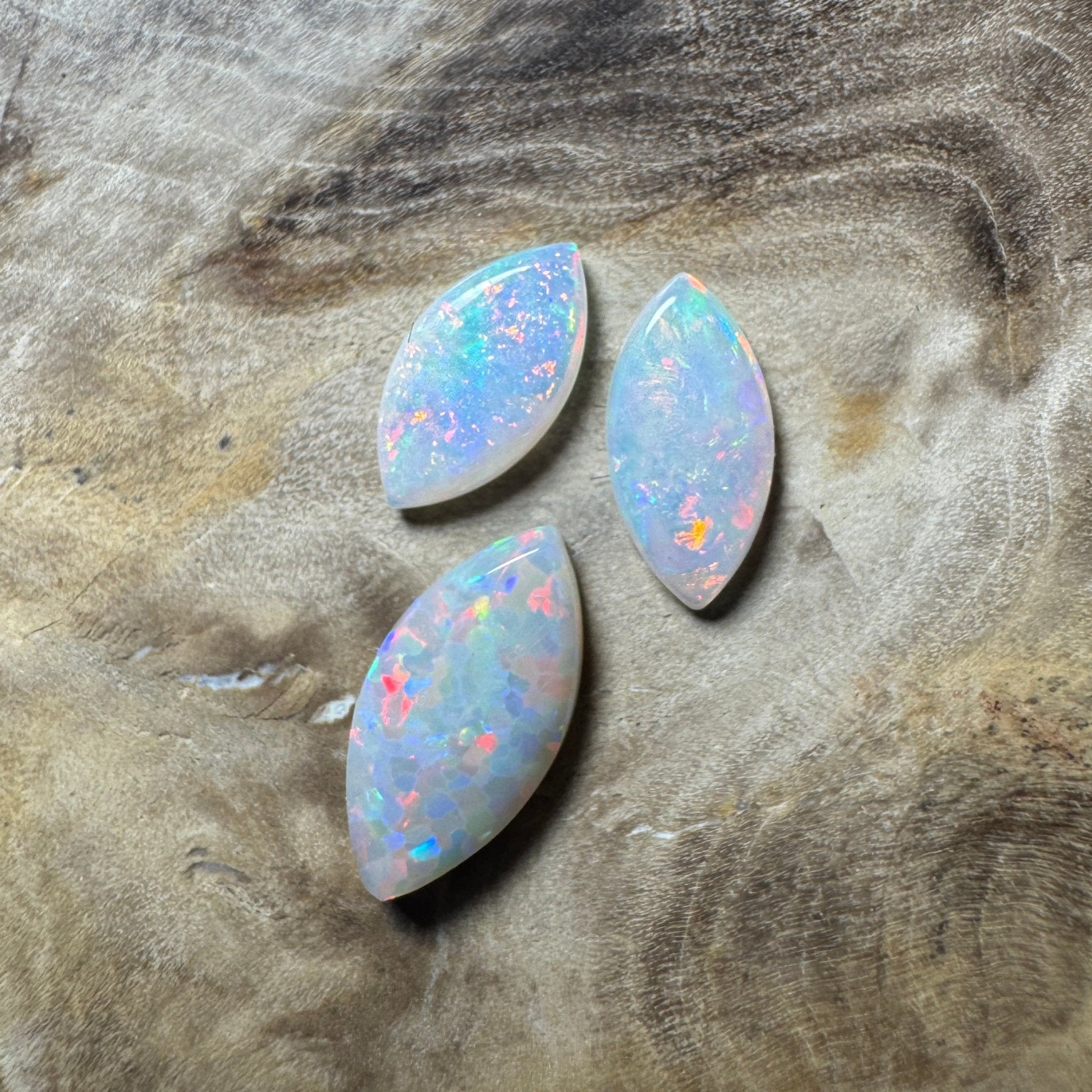 1.3ct Hand - cut Solid Coober Pedy Opal Parcel