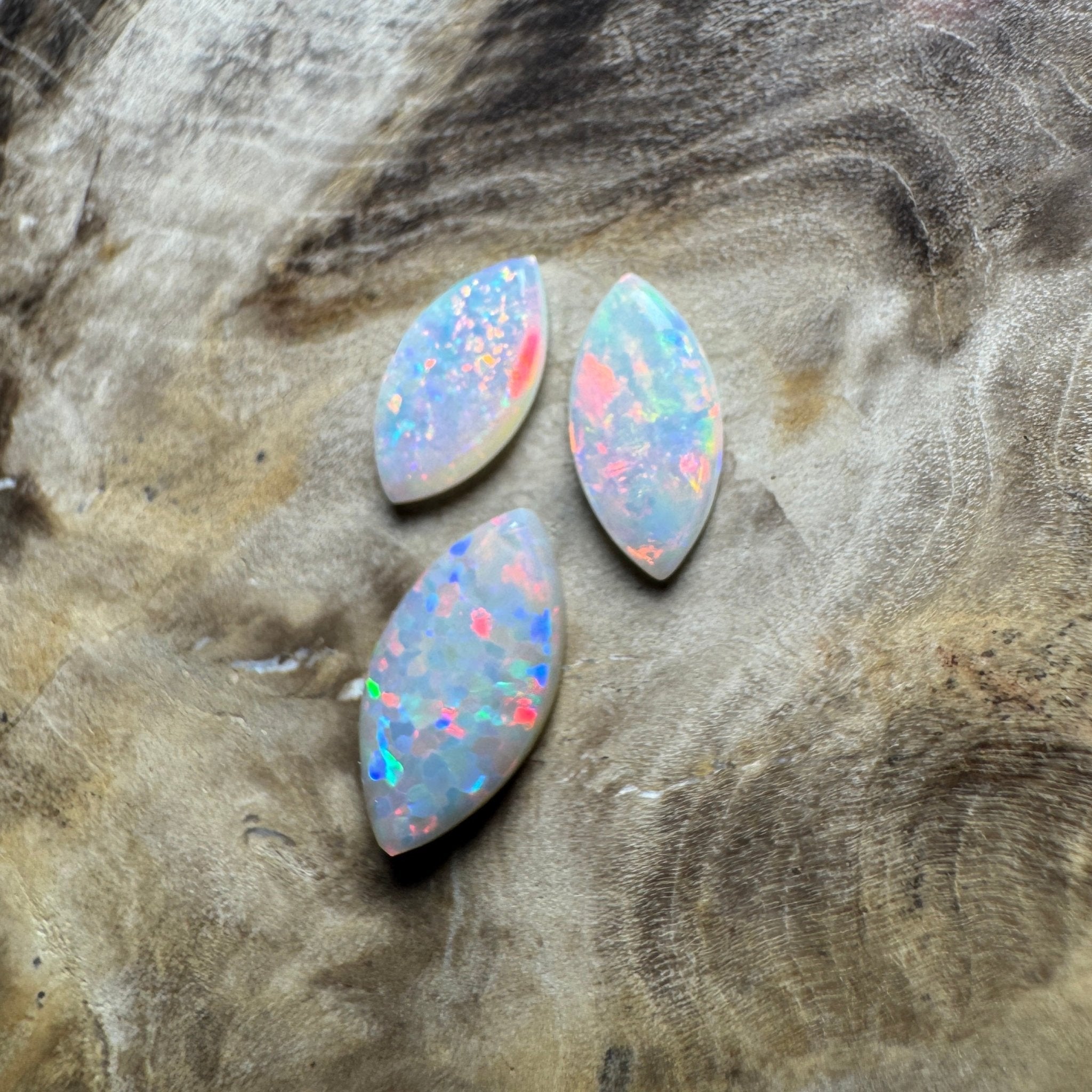 1.3ct Hand - cut Solid Coober Pedy Opal Parcel