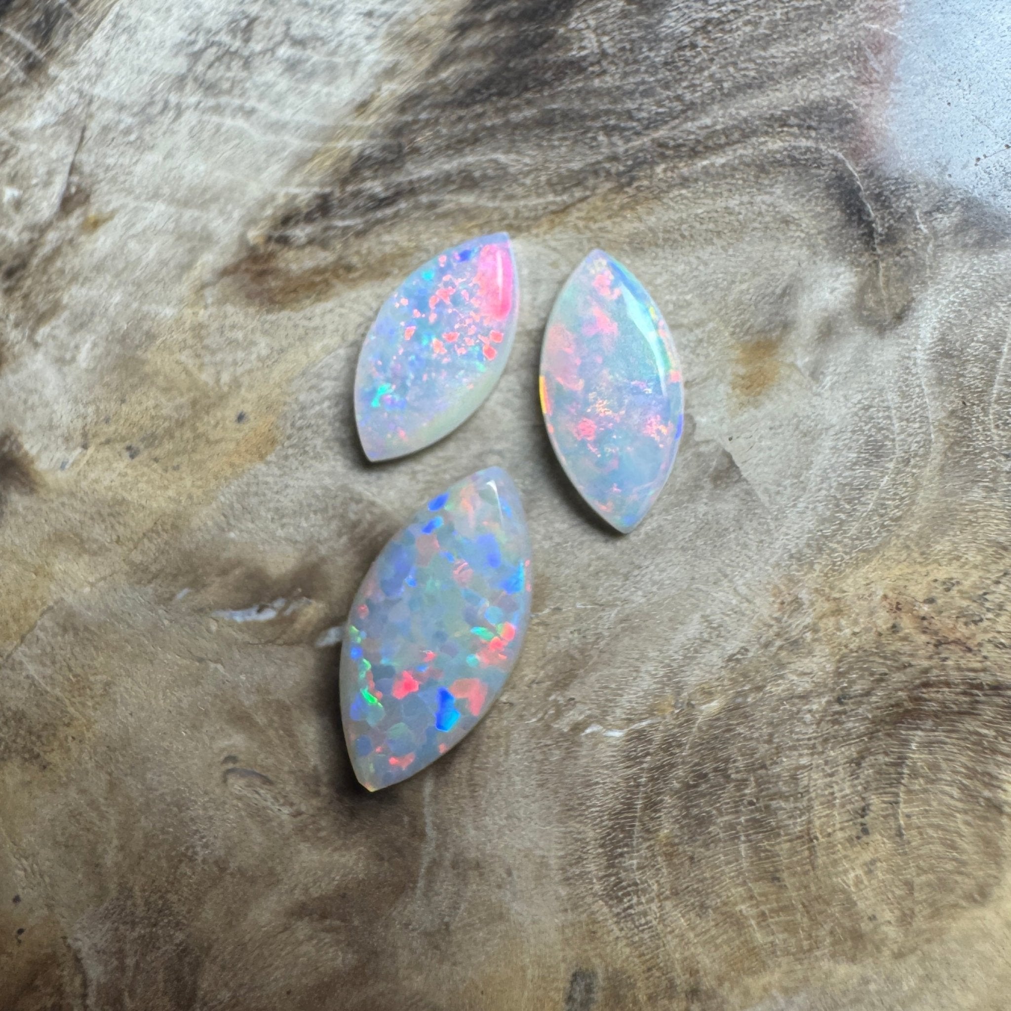 1.3ct Hand - cut Solid Coober Pedy Opal Parcel