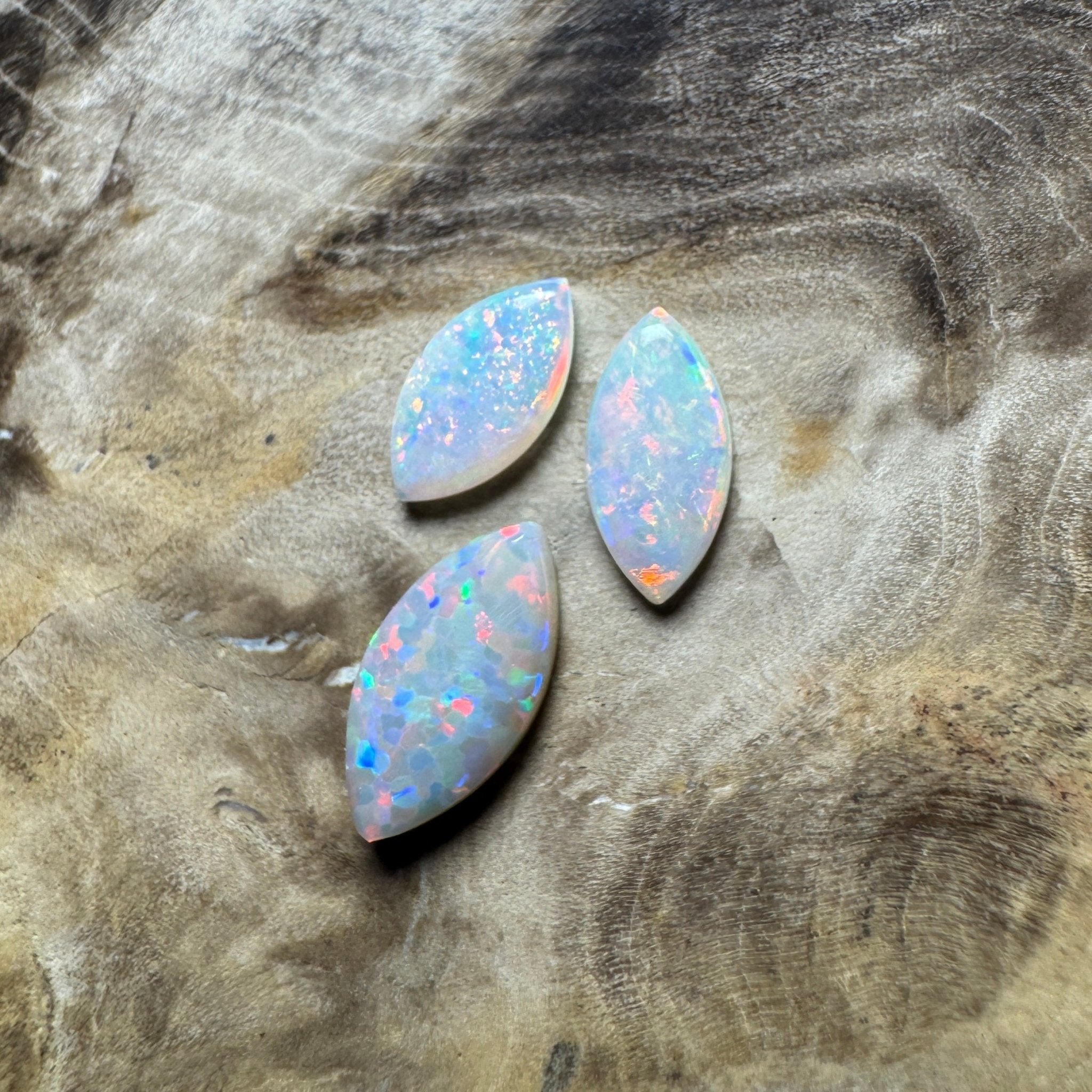 1.3ct Hand - cut Solid Coober Pedy Opal Parcel