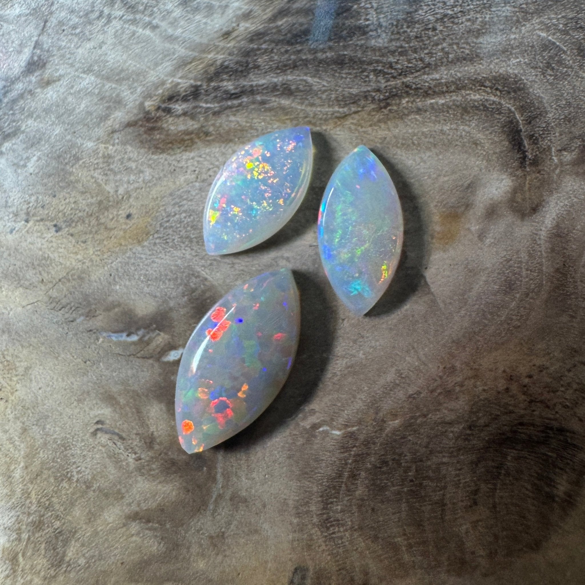 1.3ct Hand - cut Solid Coober Pedy Opal Parcel