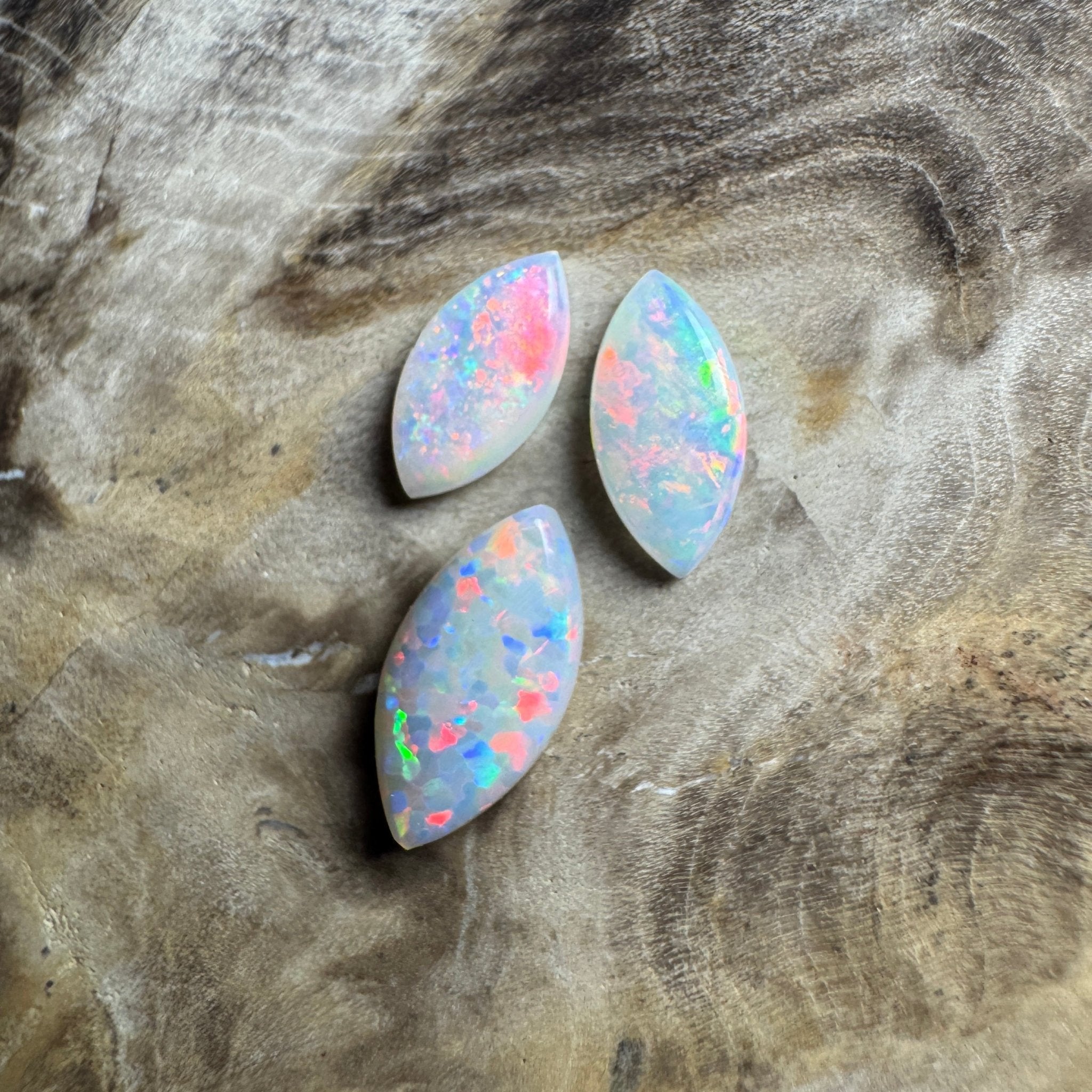 1.3ct Hand - cut Solid Coober Pedy Opal Parcel