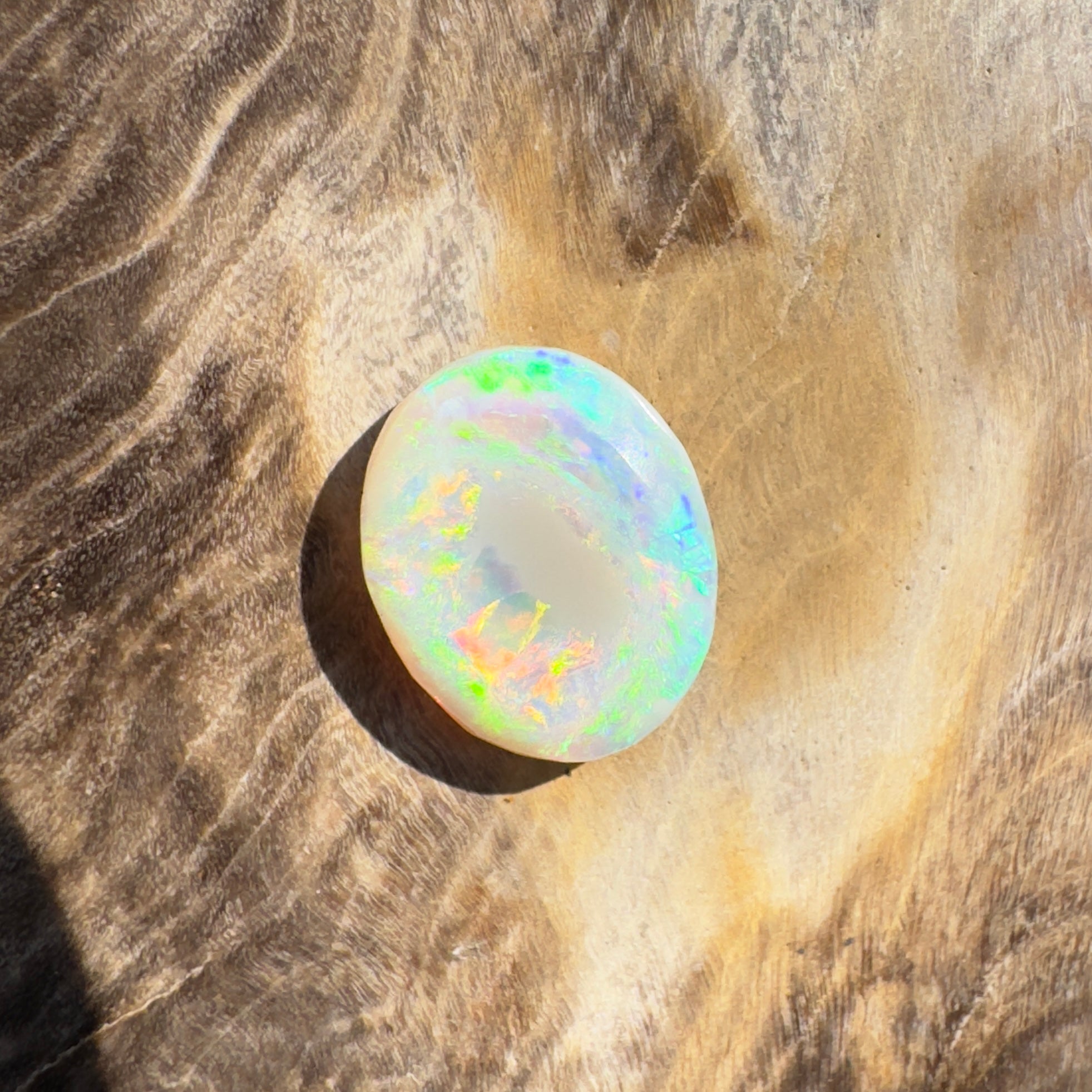 1.3ct Hand - cut Solid Lightning Ridge Opal