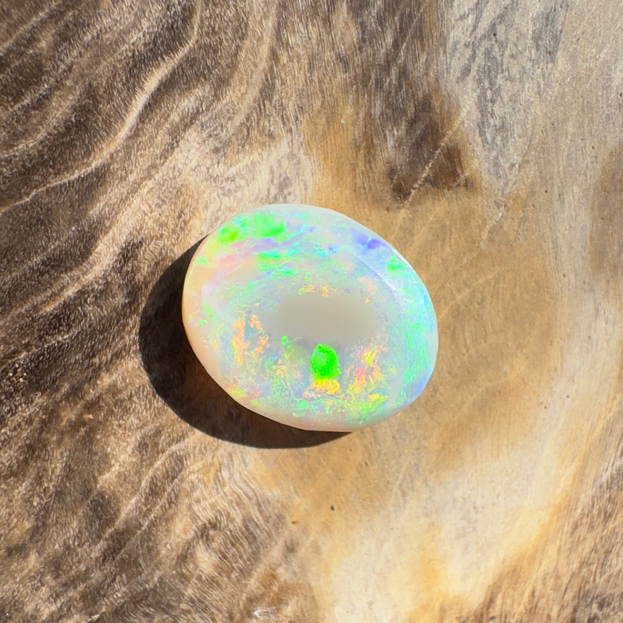 1.3ct Hand - cut Solid Lightning Ridge Opal