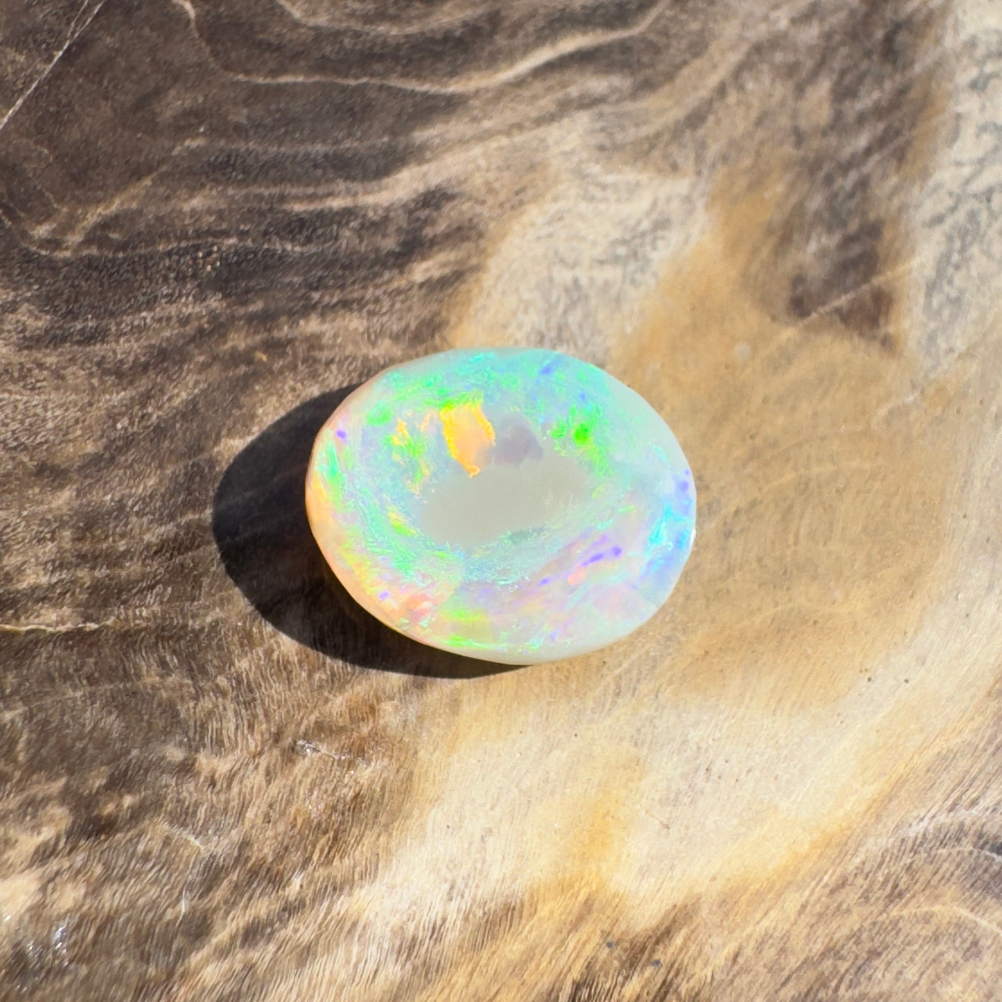 1.3ct Hand - cut Solid Lightning Ridge Opal