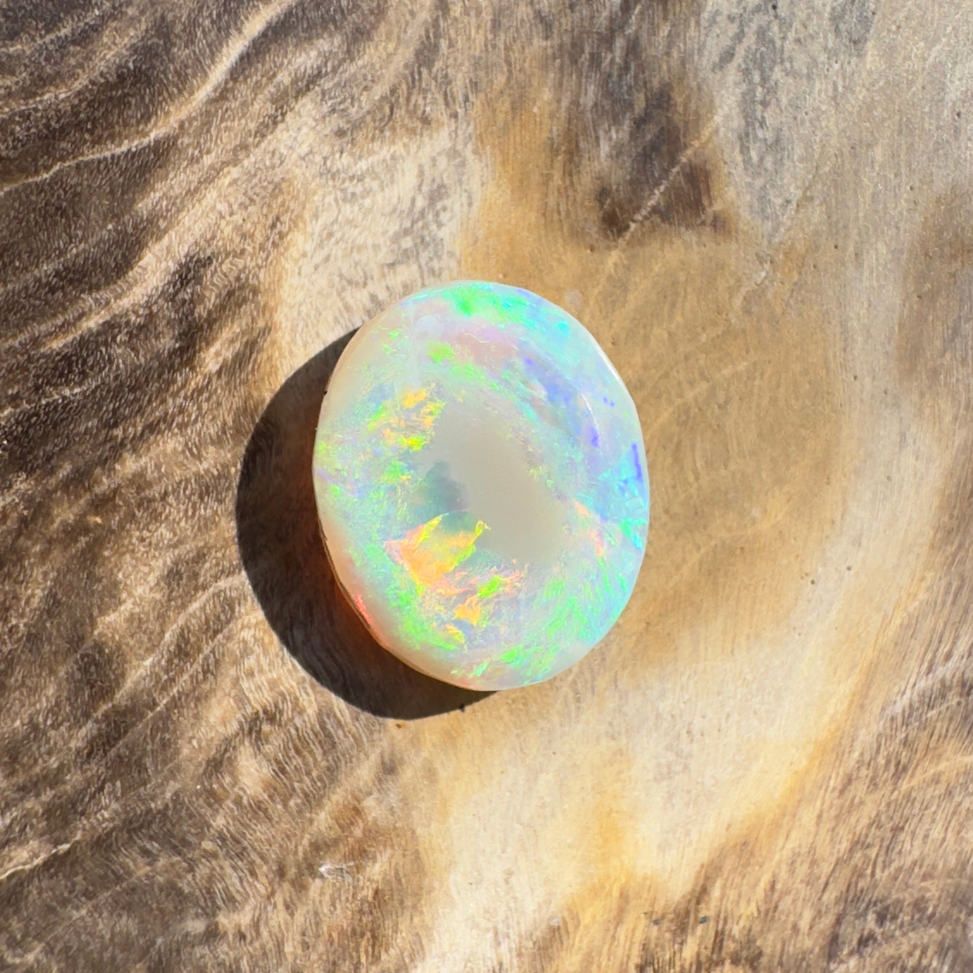 1.3ct Hand - cut Solid Lightning Ridge Opal