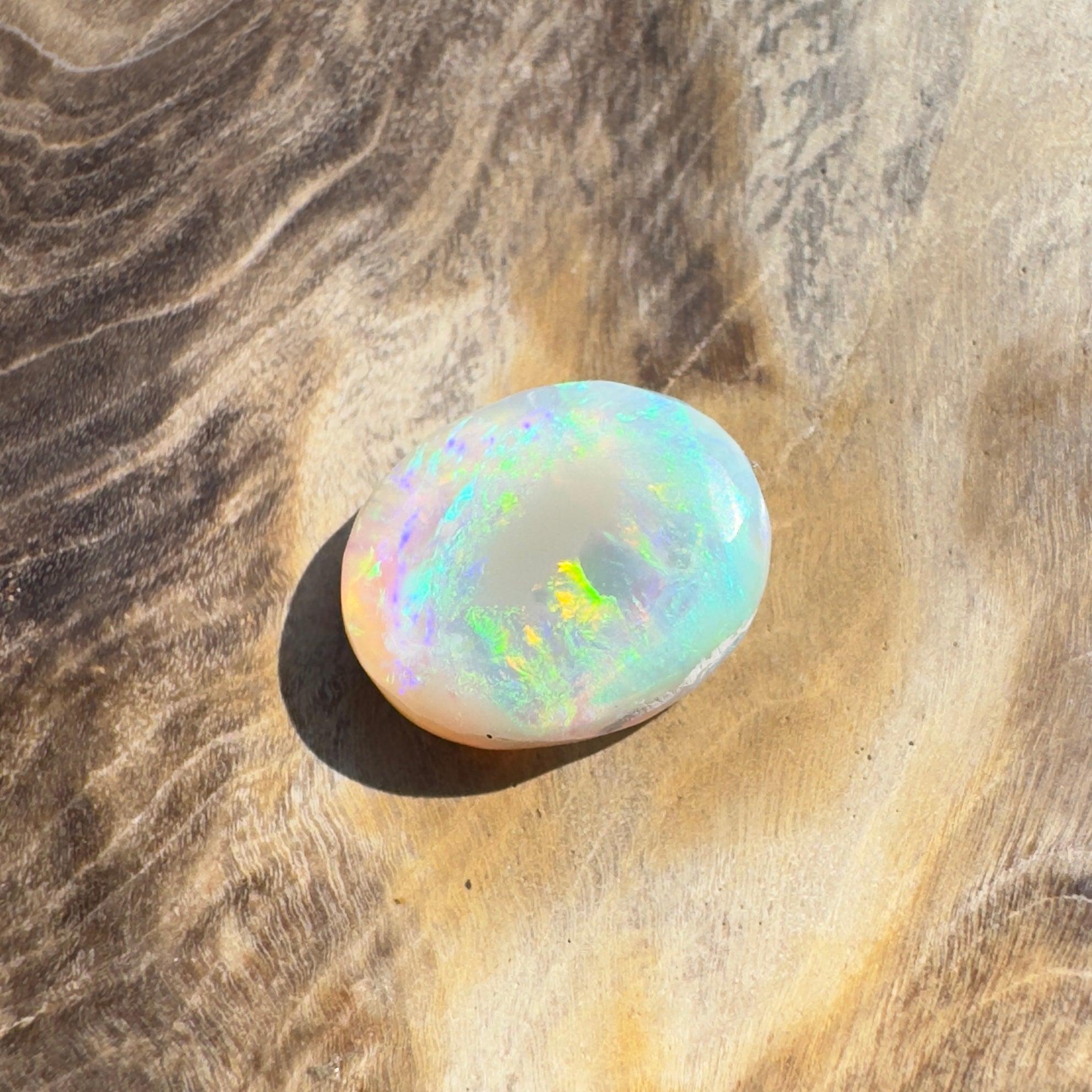 1.3ct Hand - cut Solid Lightning Ridge Opal