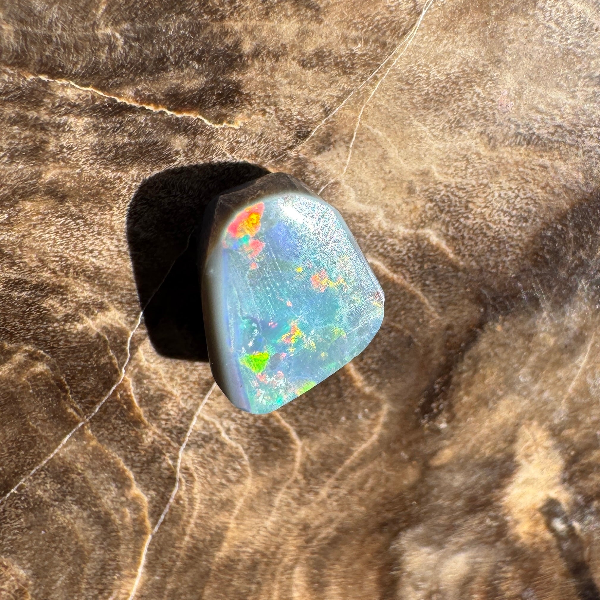 1.3ct Lightning Ridge Freeform Opal | Solid Australian Opal | Hand-Cut