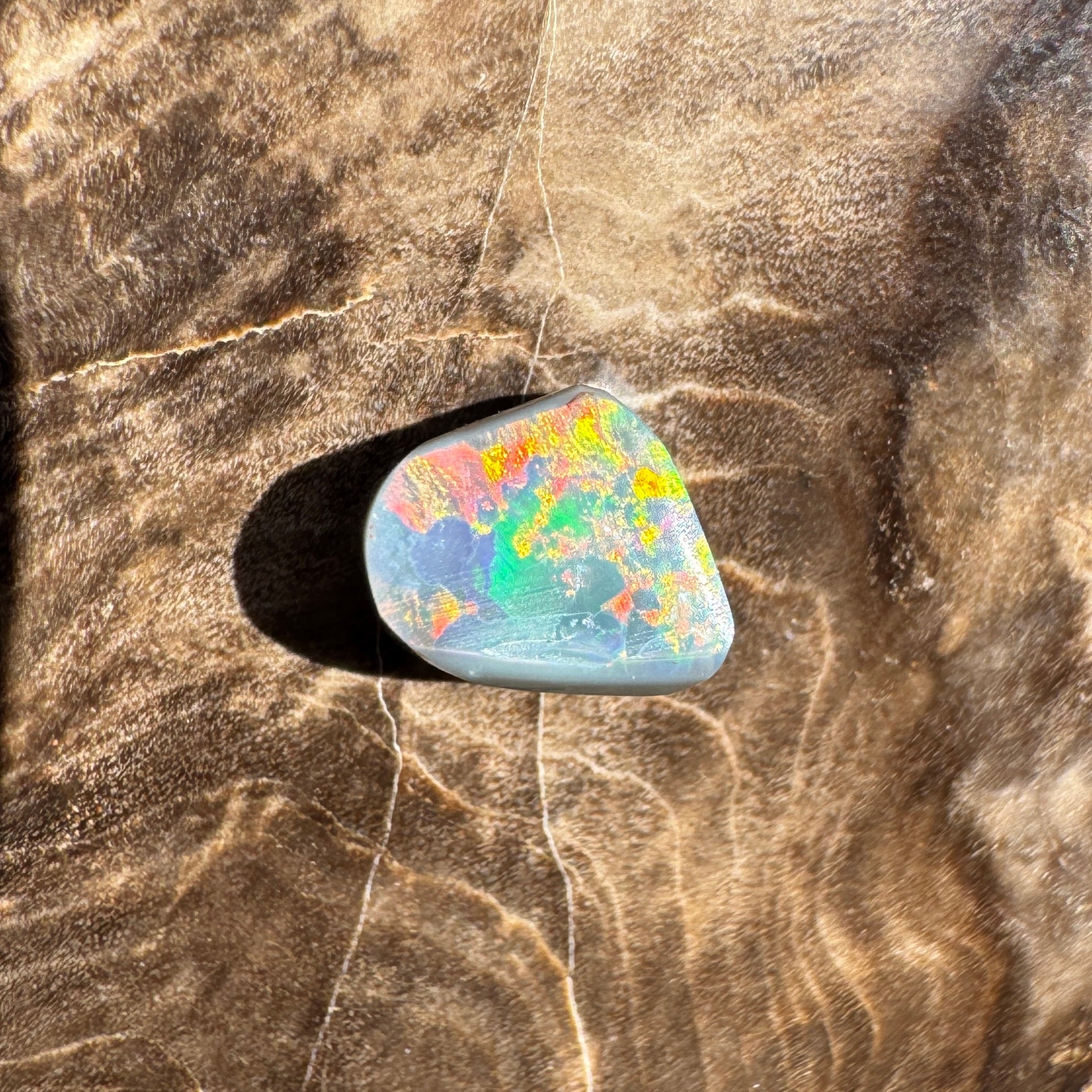 1.3ct Lightning Ridge Freeform Opal | Solid Australian Opal | Hand-Cut
