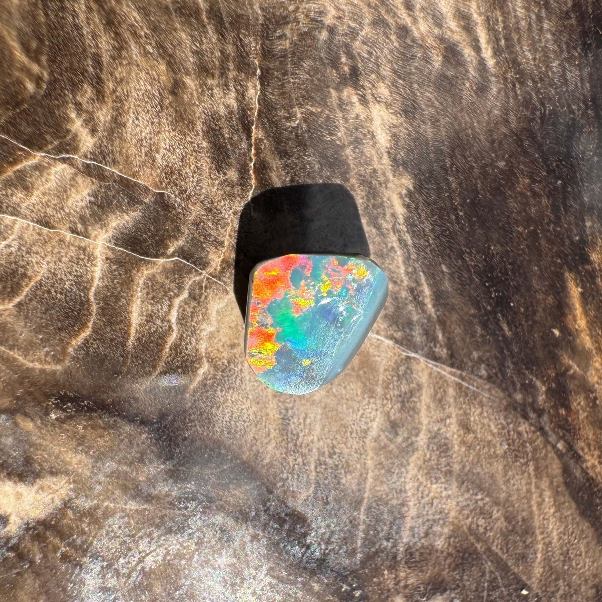 1.3ct Lightning Ridge Freeform Opal | Solid Australian Opal | Hand-Cut