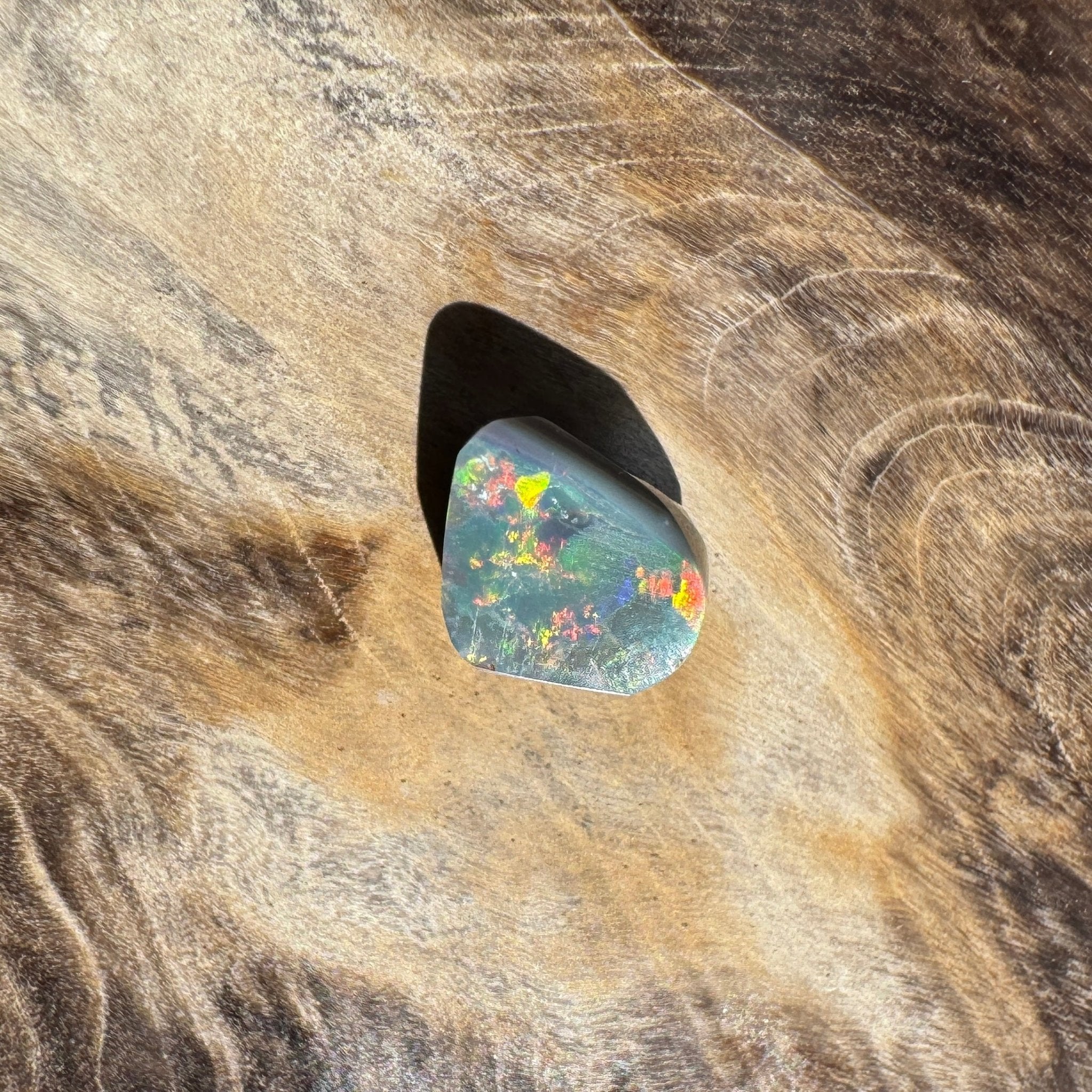 1.3ct Lightning Ridge Freeform Opal | Solid Australian Opal | Hand-Cut