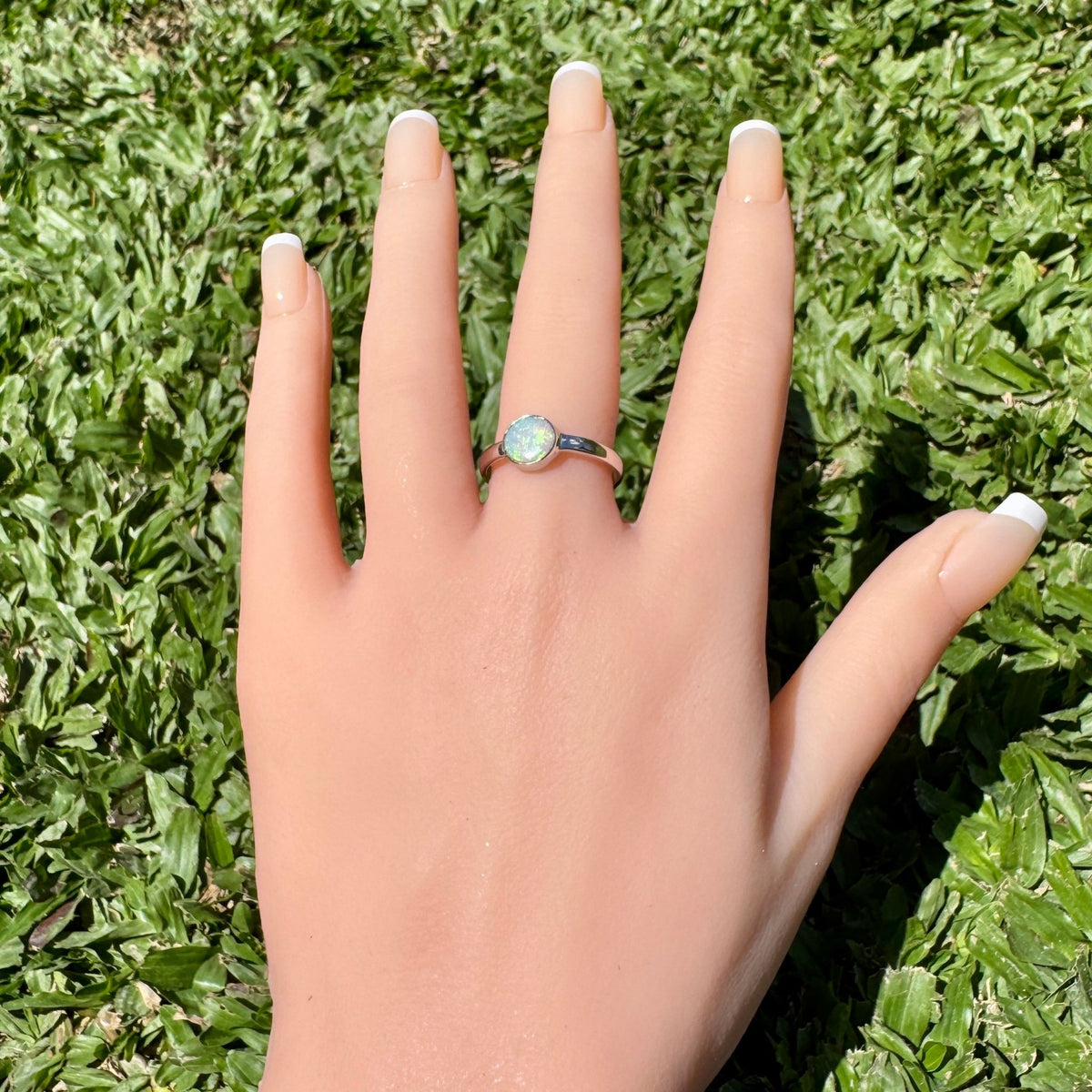 1.3ct Lightning Ridge Opal Ring ~ 'Cradle Mountain Glow' | 925 Sterling Silver | Solid Australian Opal