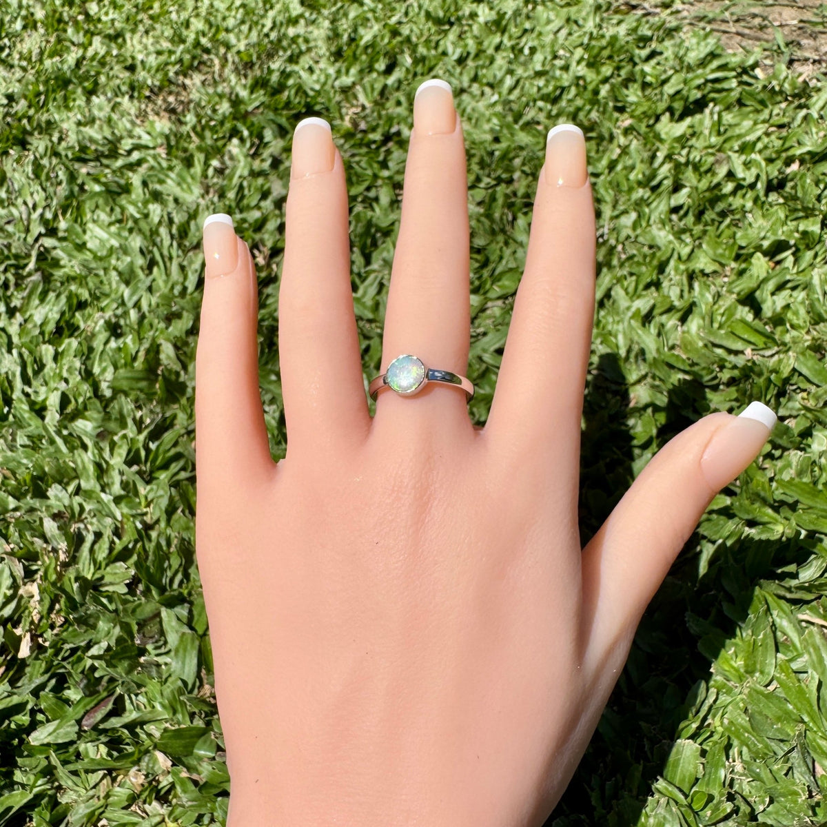 1.3ct Lightning Ridge Opal Ring ~ 'Cradle Mountain Glow' | 925 Sterling Silver | Solid Australian Opal
