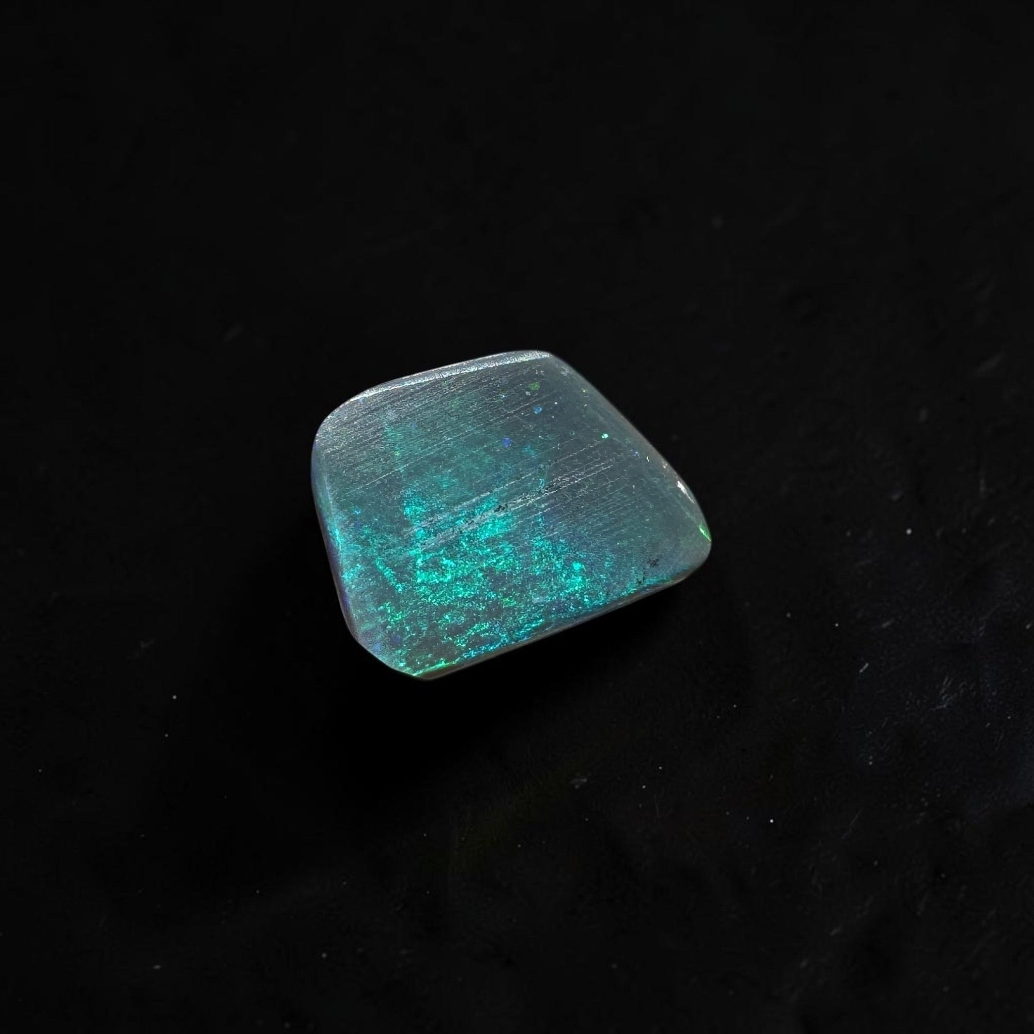 1.3ct Lightning Ridge Semi Black Opal Rub | Solid Australian Opal