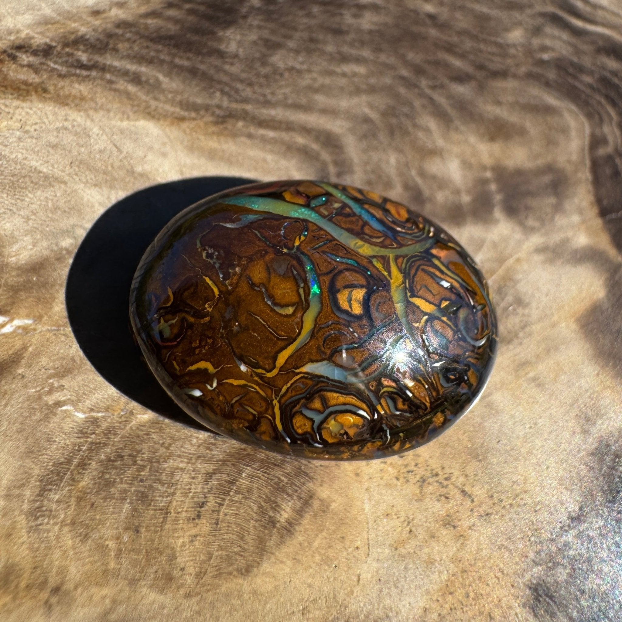 14ct Queensland Boulder Opal | Solid Australian Opal | Hand-Cut