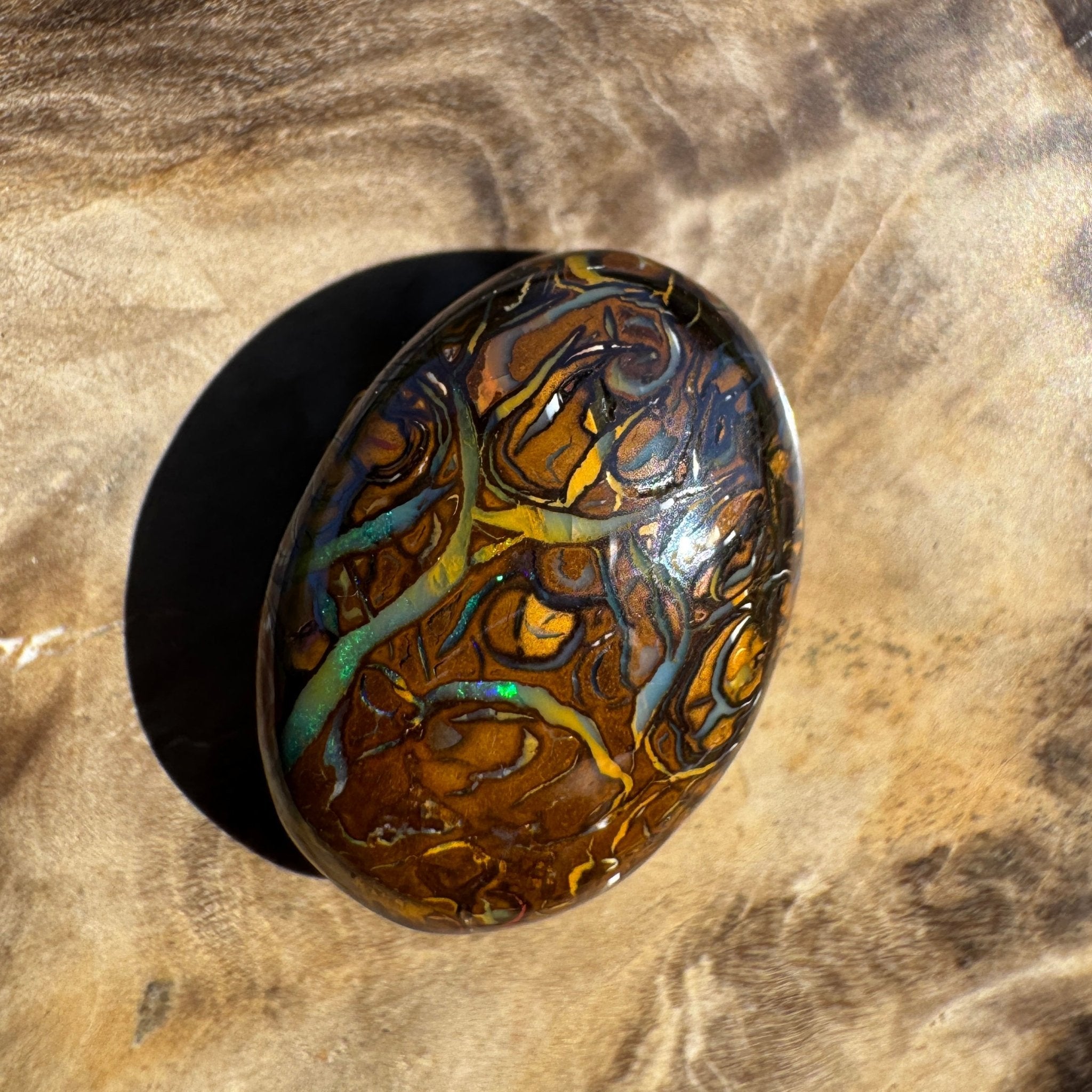14ct Queensland Boulder Opal | Solid Australian Opal | Hand-Cut