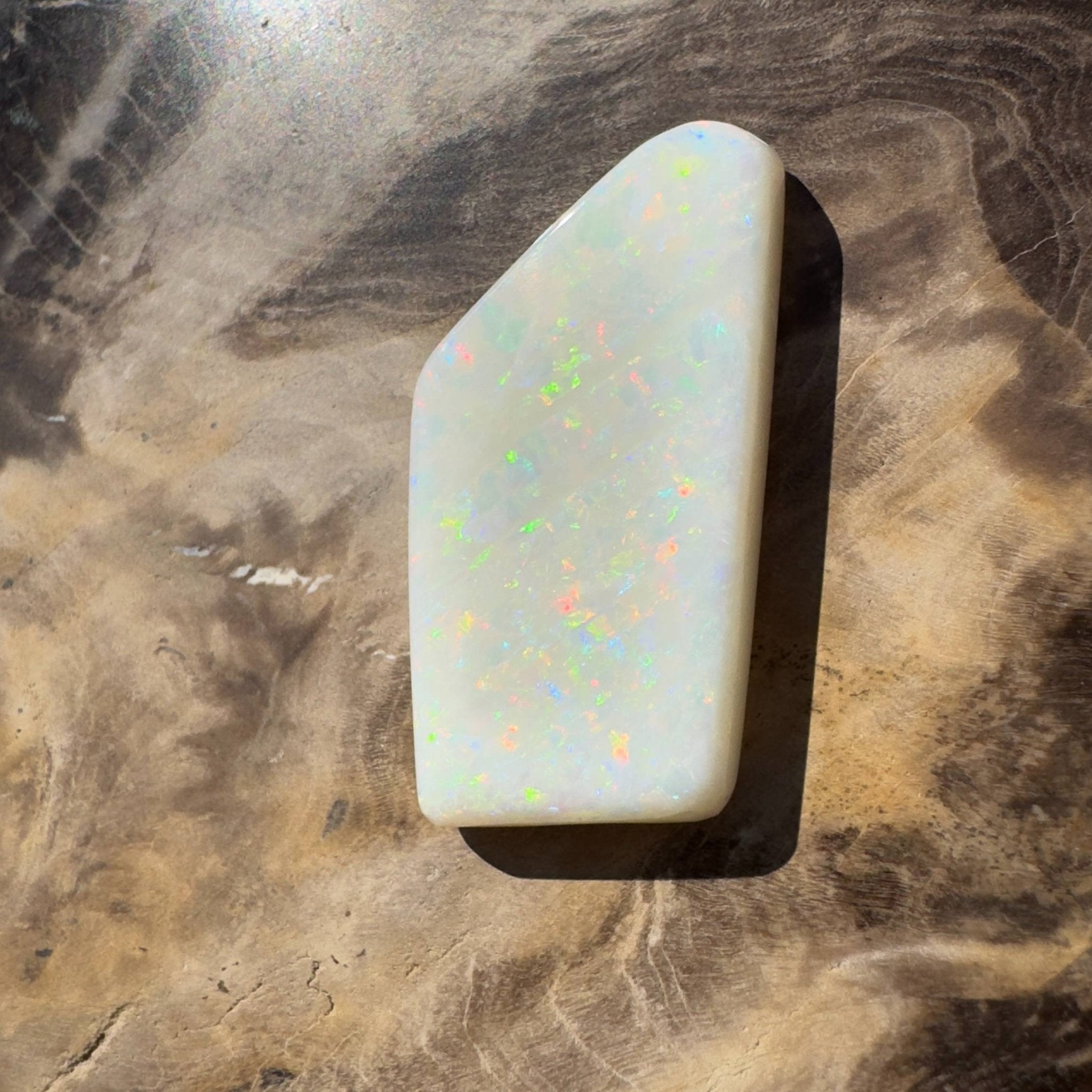 15.3ct Hand - cut Solid Australian Coober Pedy Opal