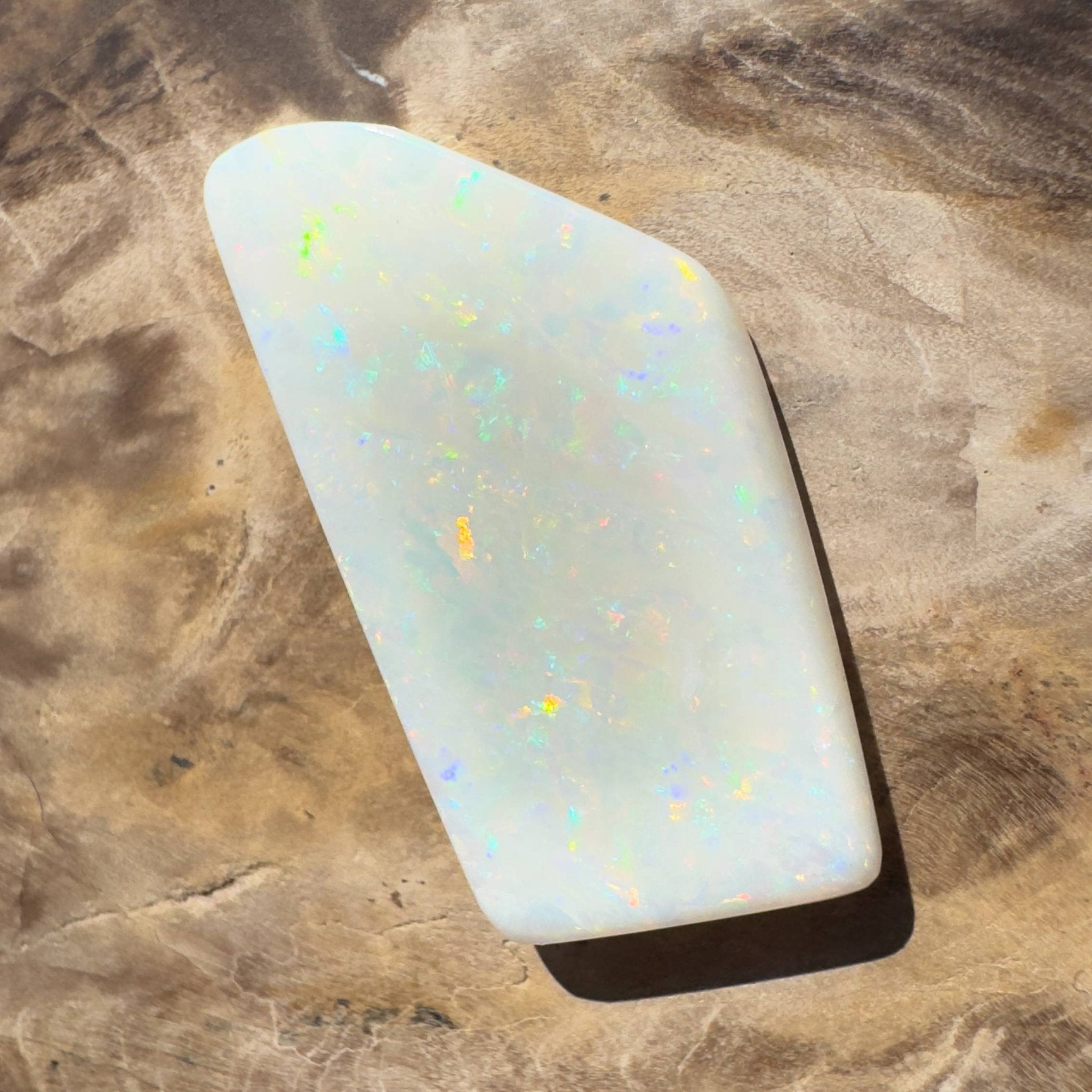 15.3ct Hand - cut Solid Australian Coober Pedy Opal