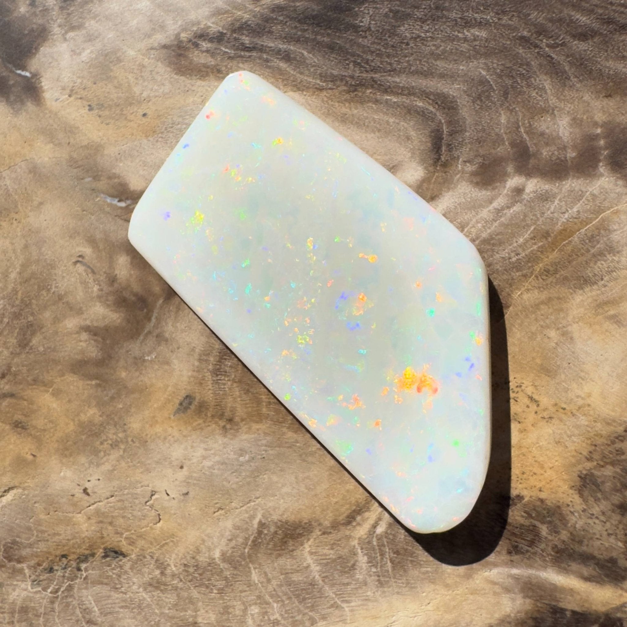 15.3ct Hand - cut Solid Australian Coober Pedy Opal