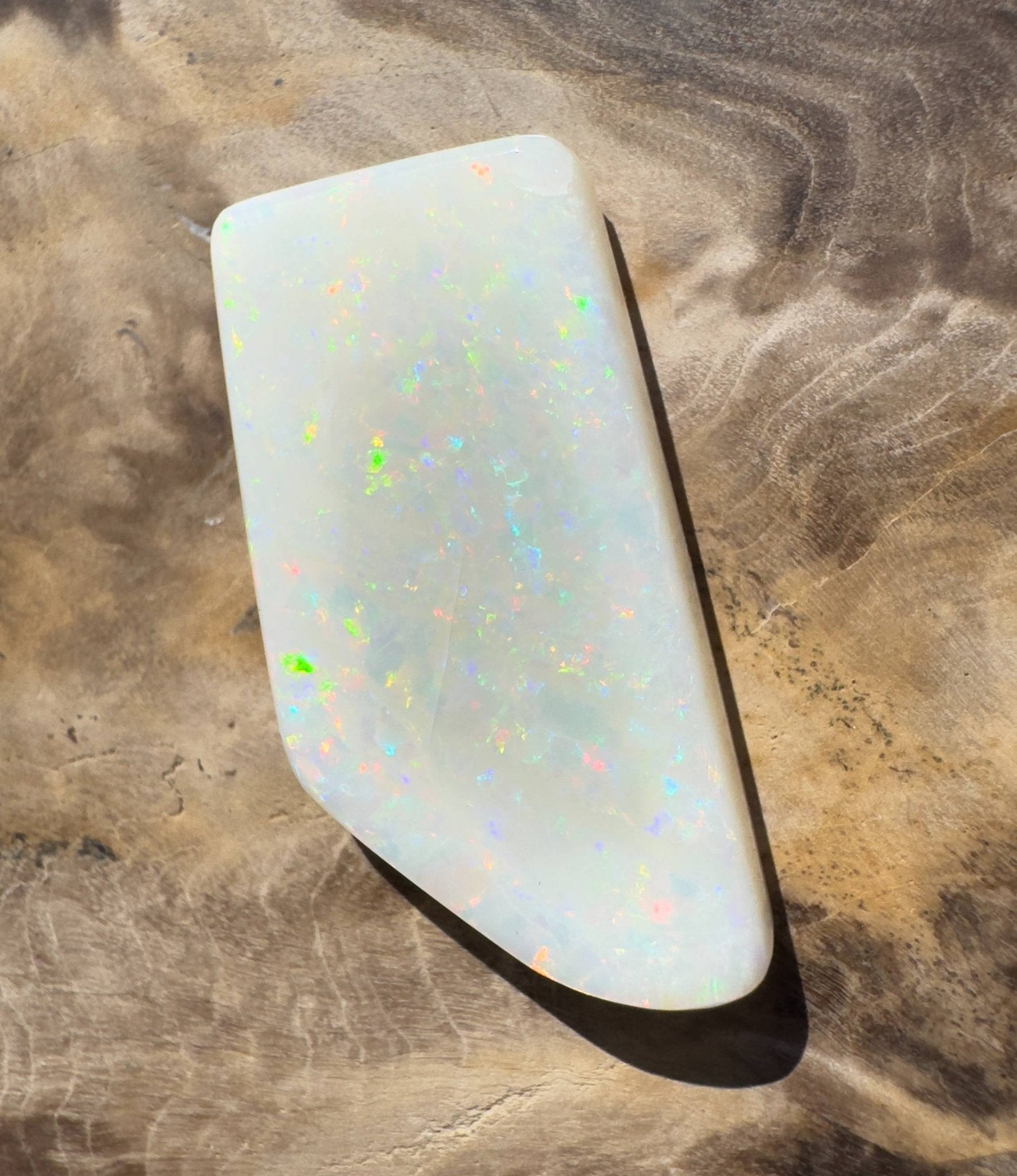 15.3ct Hand - cut Solid Australian Coober Pedy Opal