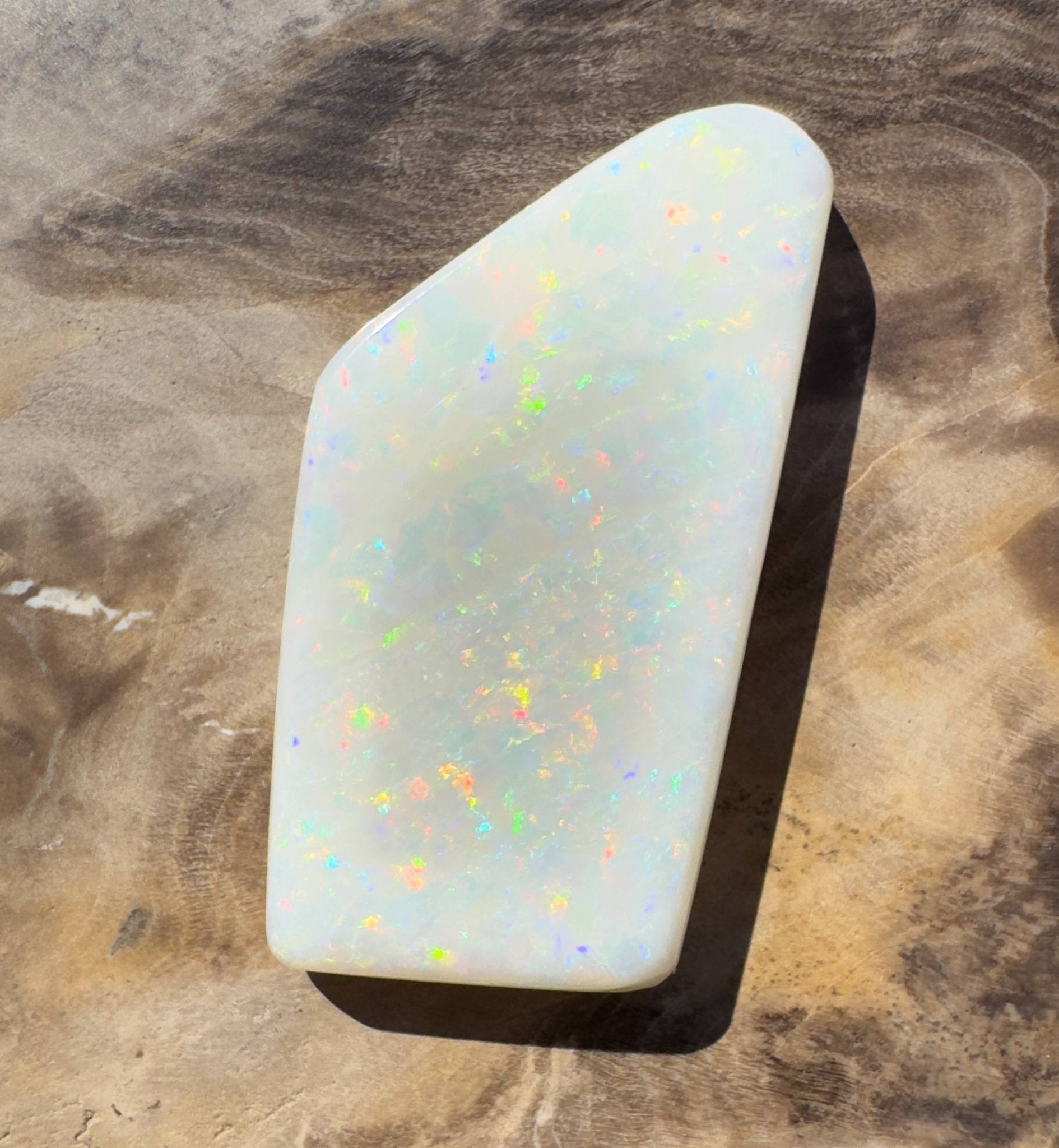 15.3ct Hand - cut Solid Australian Coober Pedy Opal