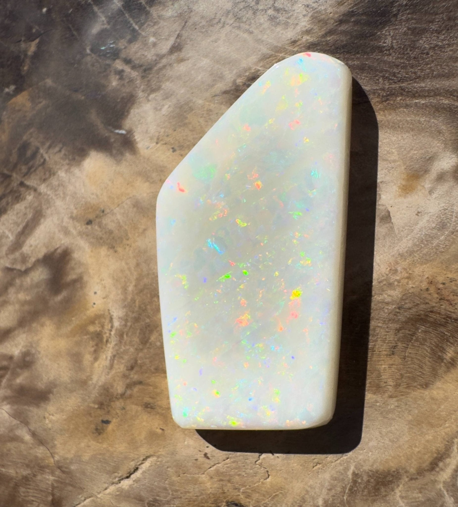 15.3ct Hand - cut Solid Australian Coober Pedy Opal