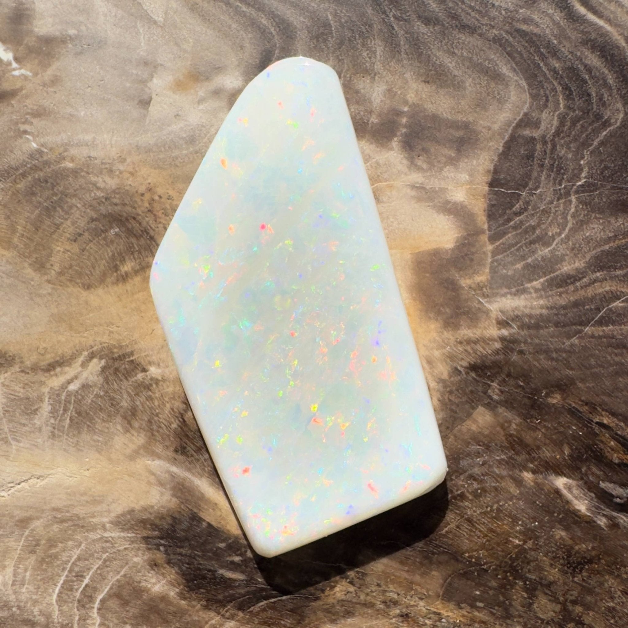 15.3ct Hand - cut Solid Australian Coober Pedy Opal