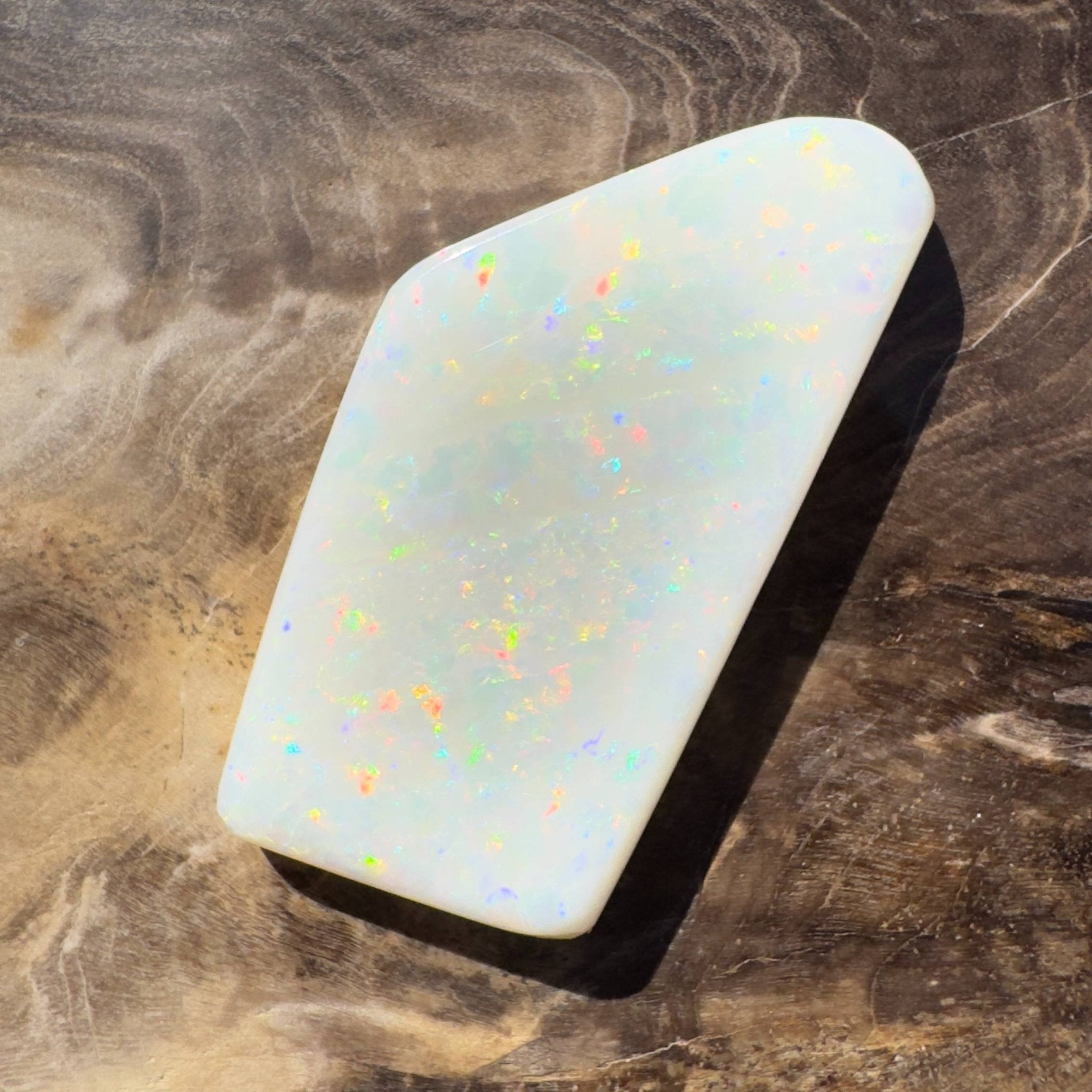 15.3ct Hand - cut Solid Australian Coober Pedy Opal