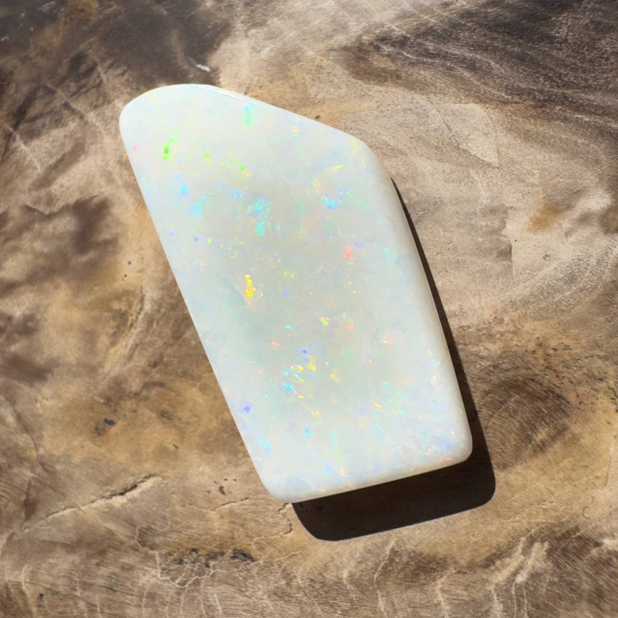 15.3ct Hand - cut Solid Australian Coober Pedy Opal