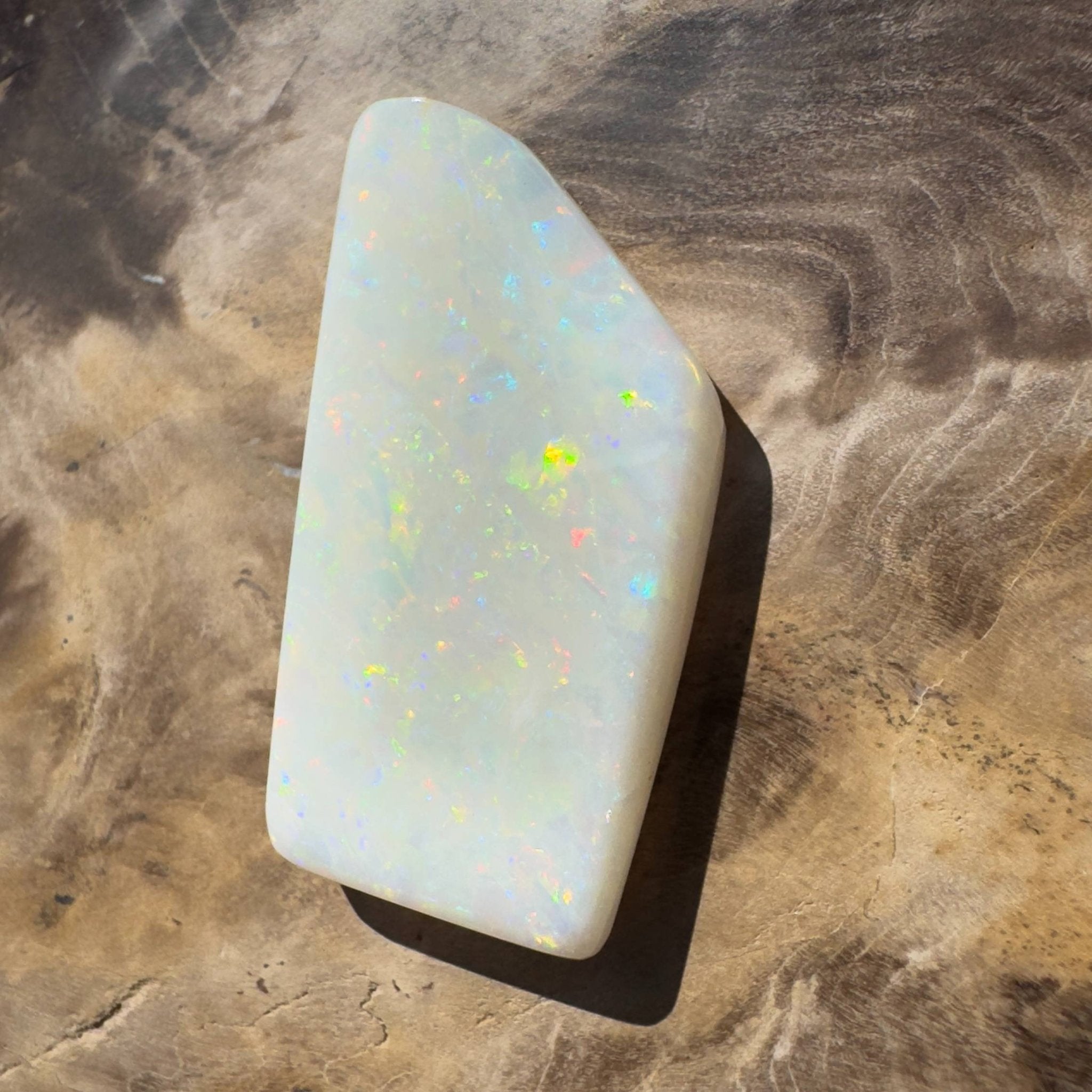 15.3ct Hand - cut Solid Australian Coober Pedy Opal
