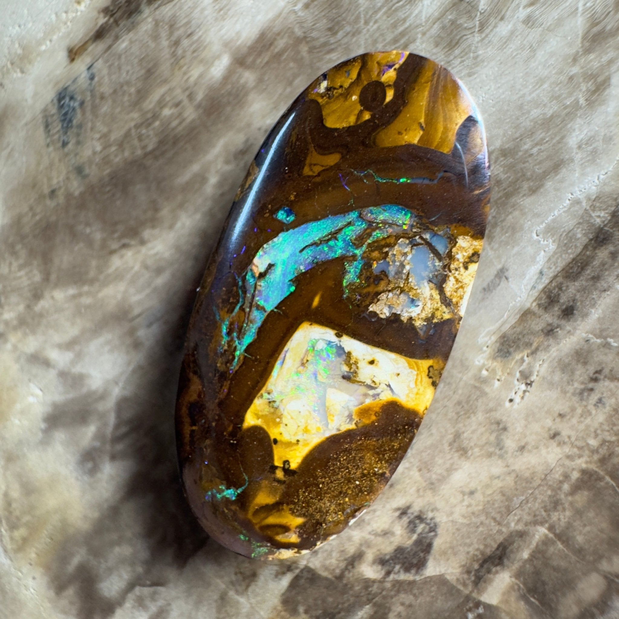 15.6ct Solid Queensland Boulder Opal