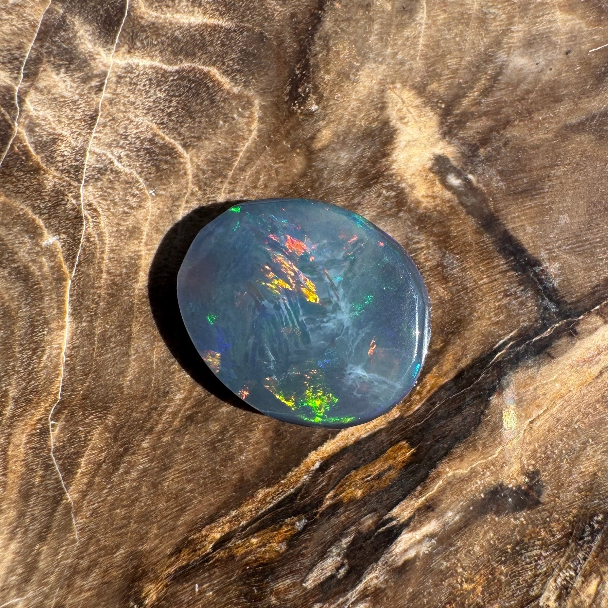 1.5ct Lightning Ridge Freeform Opal | Solid Australian Opal | Hand-Cut
