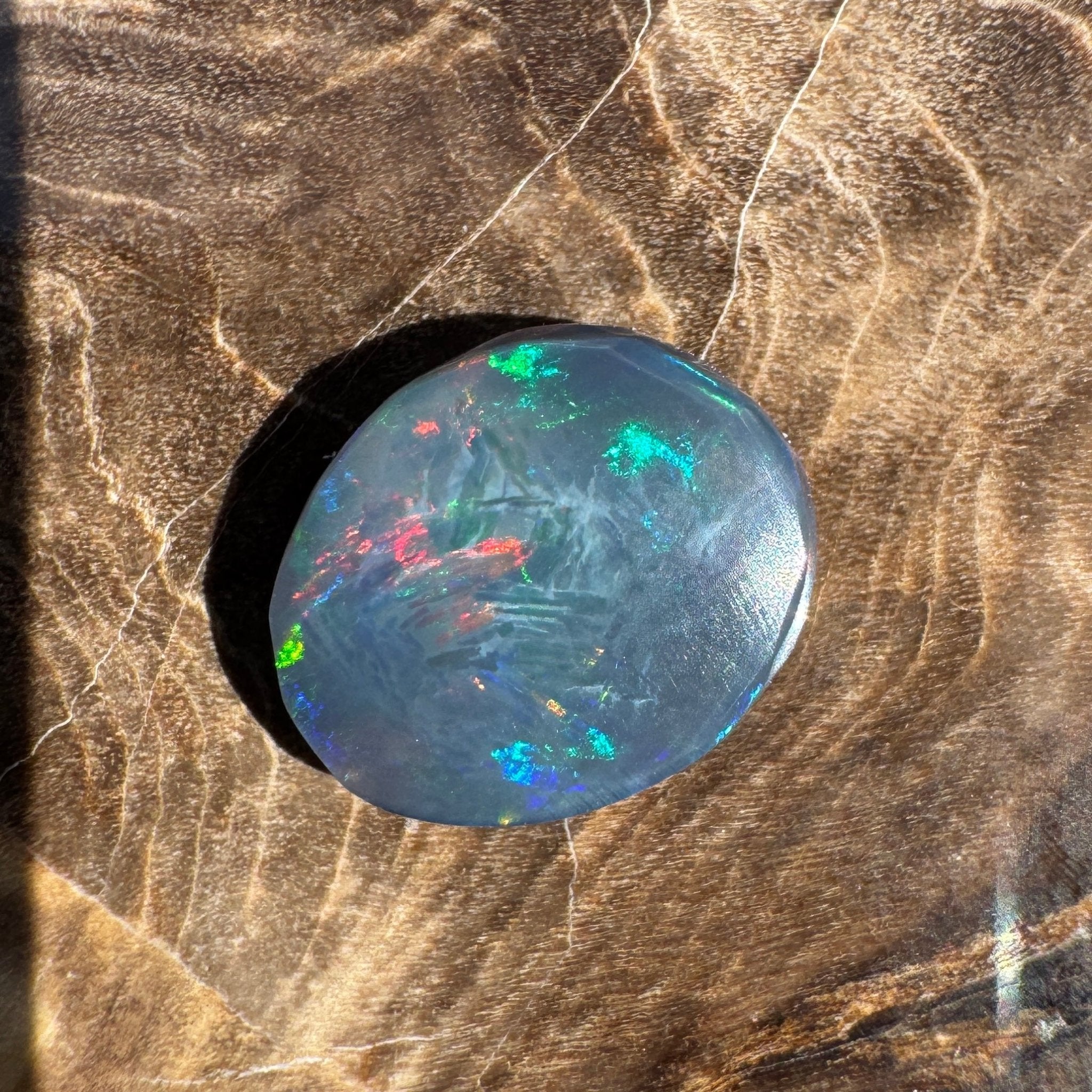 1.5ct Lightning Ridge Freeform Opal | Solid Australian Opal | Hand-Cut