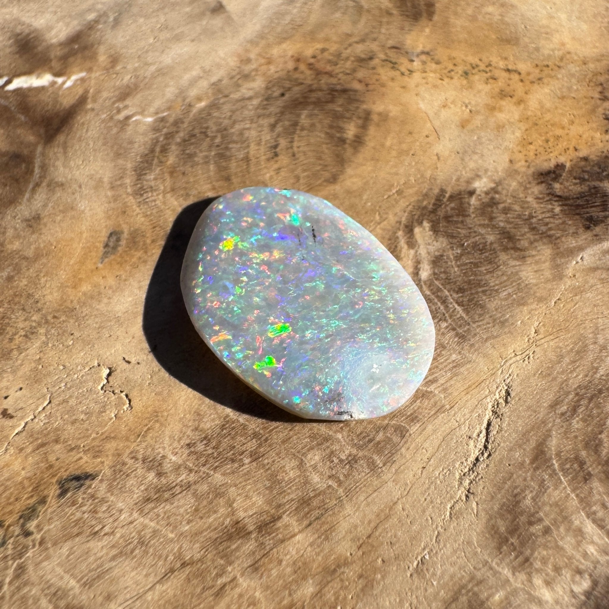1.5ct Lightning Ridge Semi Black | Solid Australian Opal | Hand-Cut