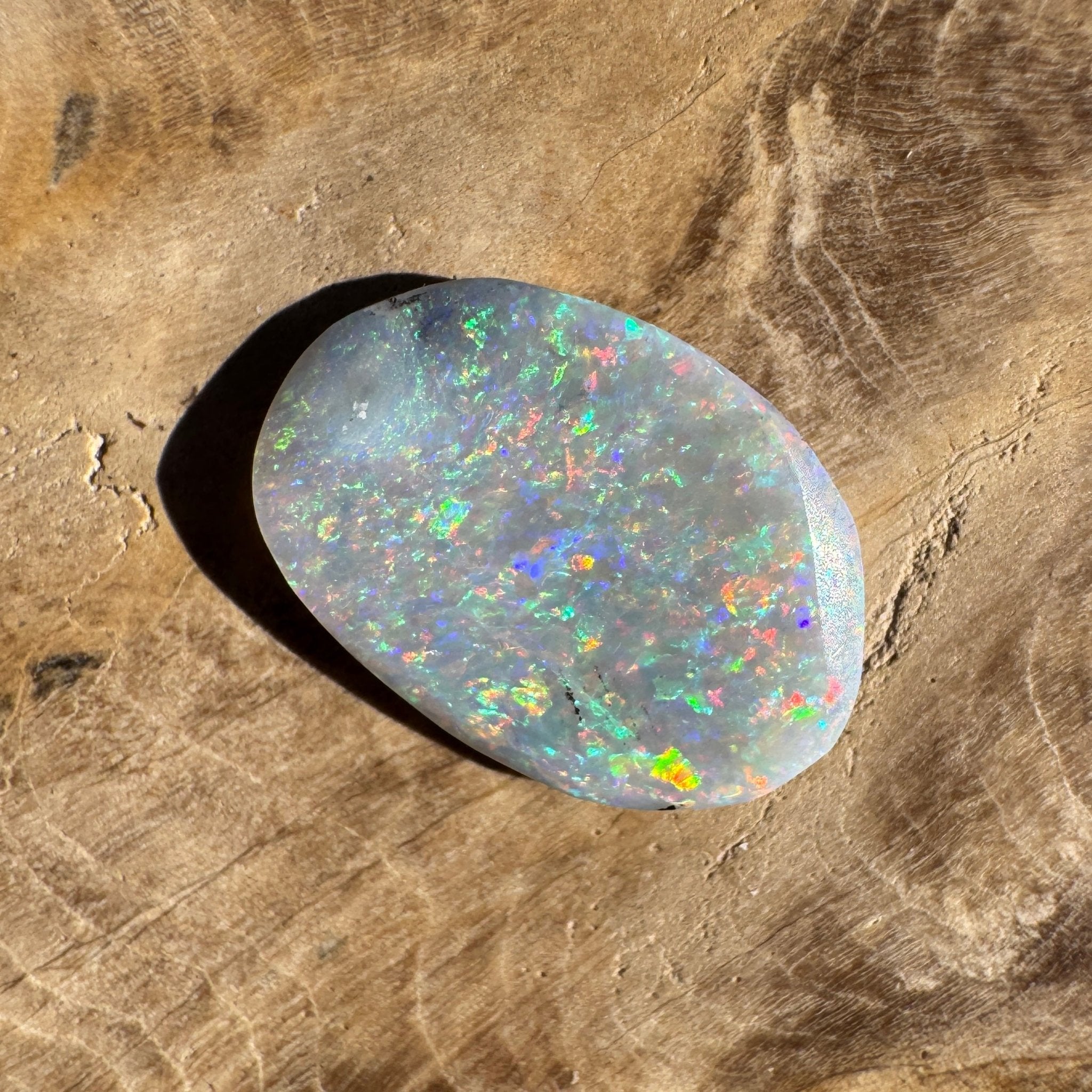 1.5ct Lightning Ridge Semi Black | Solid Australian Opal | Hand-Cut