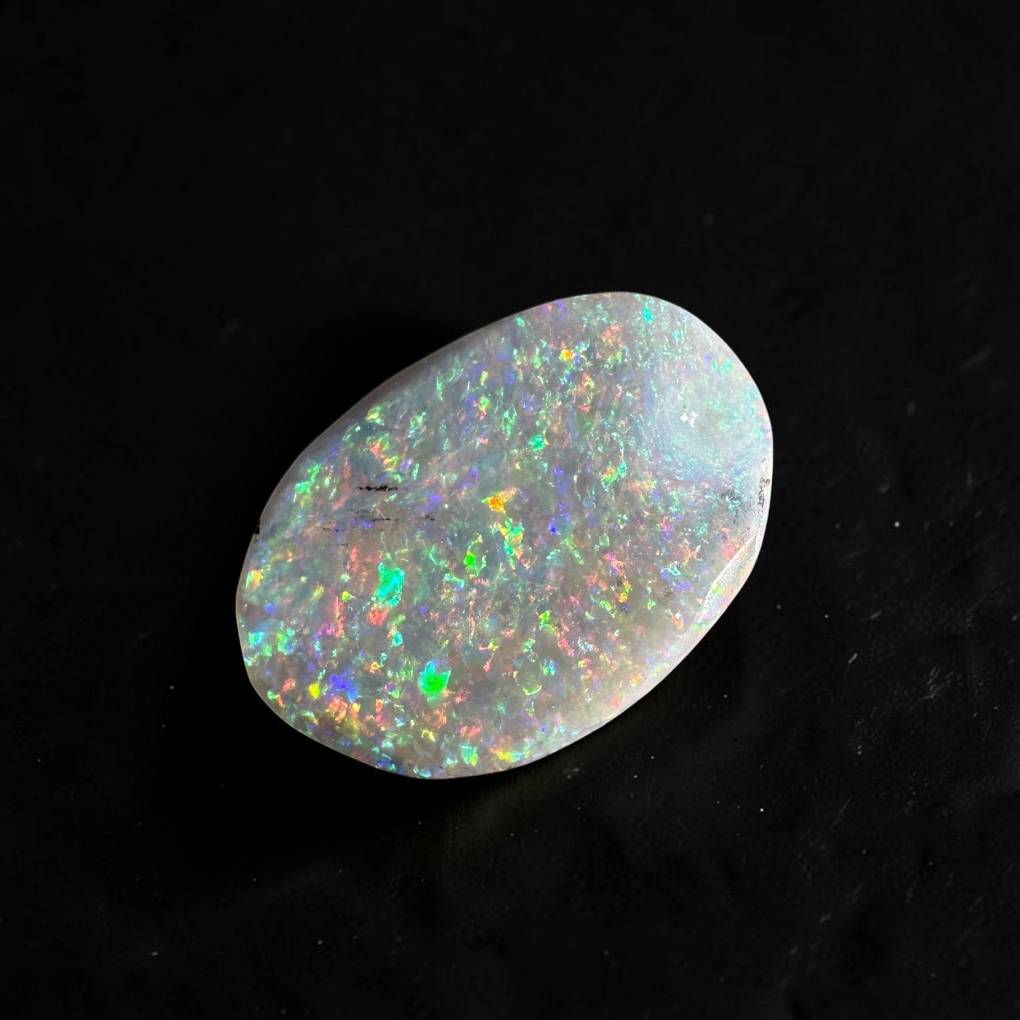 1.5ct Lightning Ridge Semi Black | Solid Australian Opal | Hand-Cut