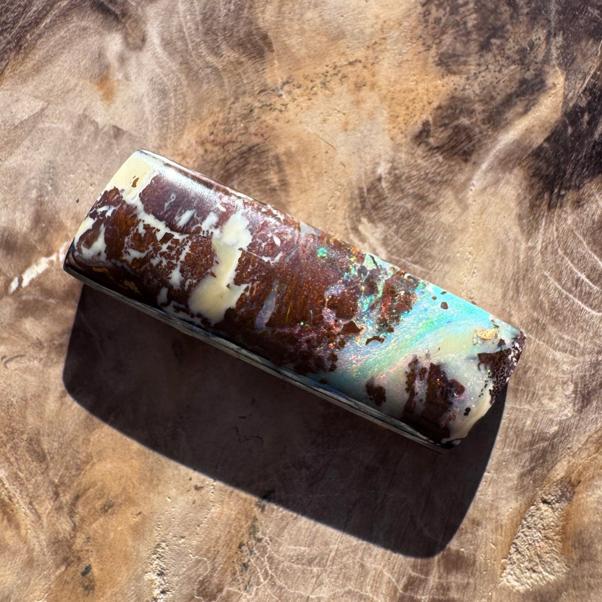 15ct Queensland Boulder Opal | Solid Australian Opal | Hand-Cut