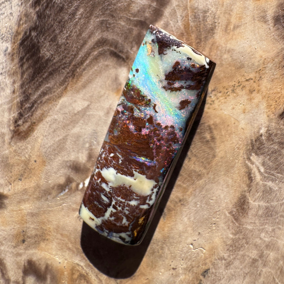 15ct Queensland Boulder Opal | Solid Australian Opal | Hand-Cut