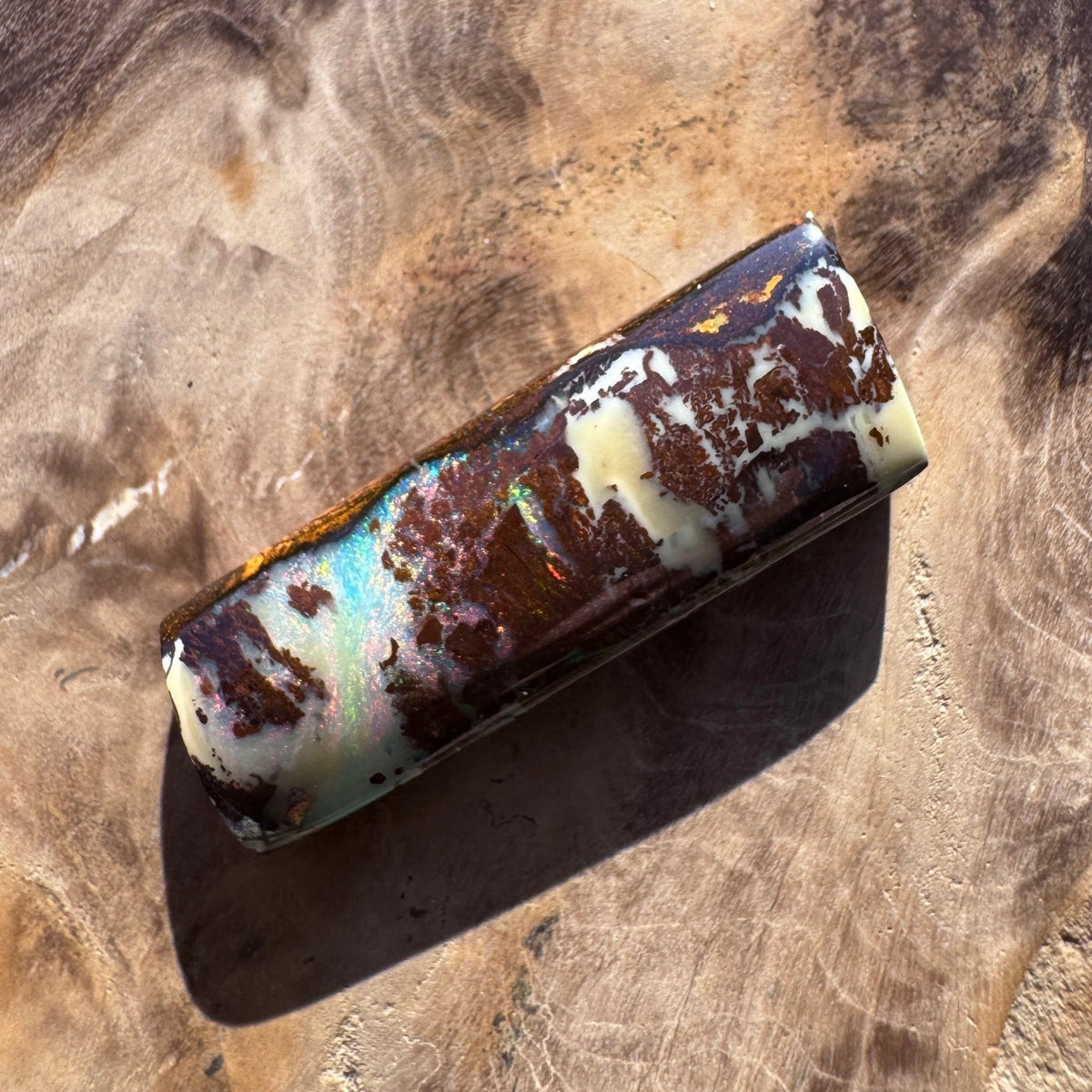 15ct Queensland Boulder Opal | Solid Australian Opal | Hand-Cut